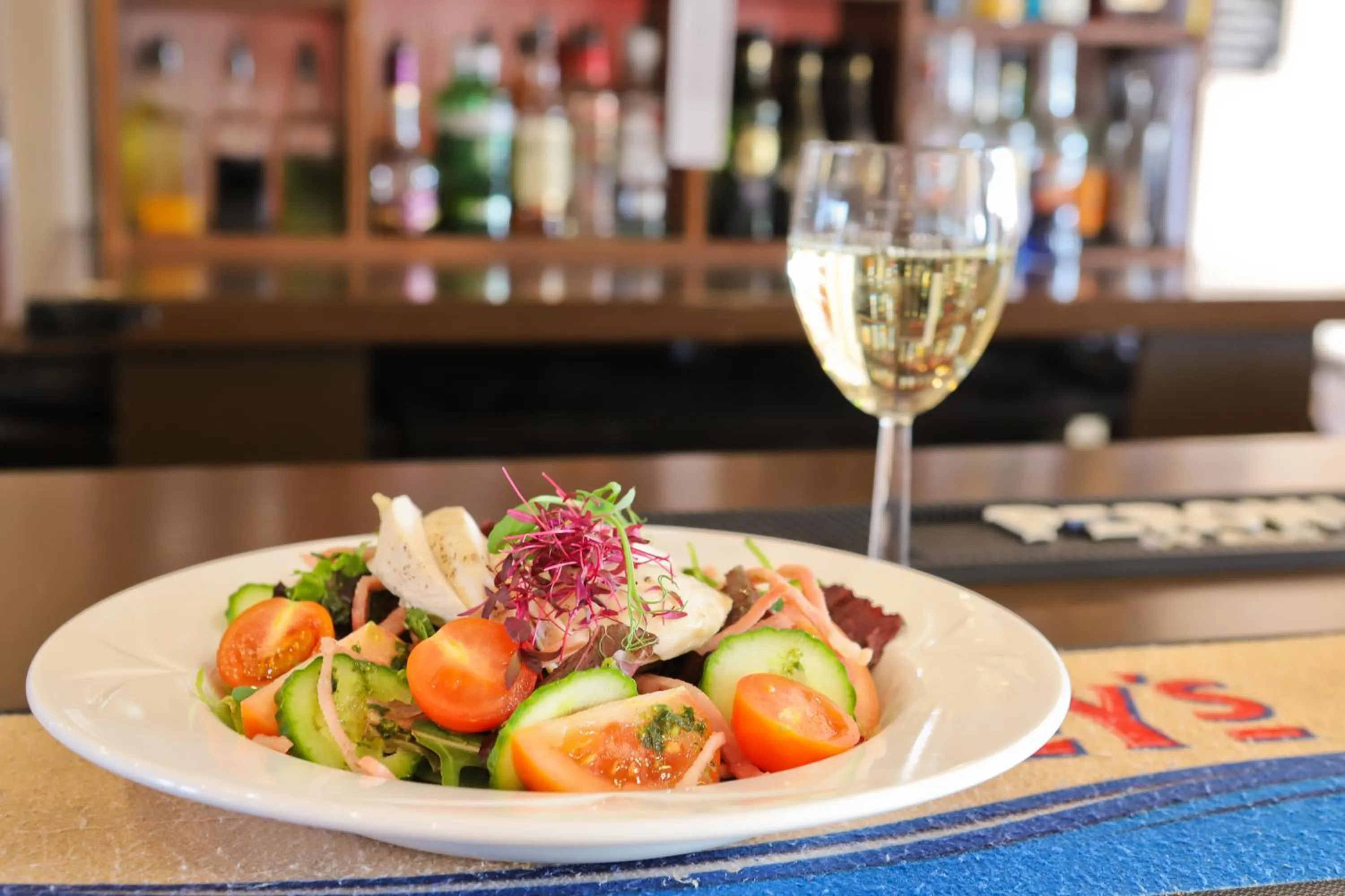 Food close-up in Marsham Court Hotel