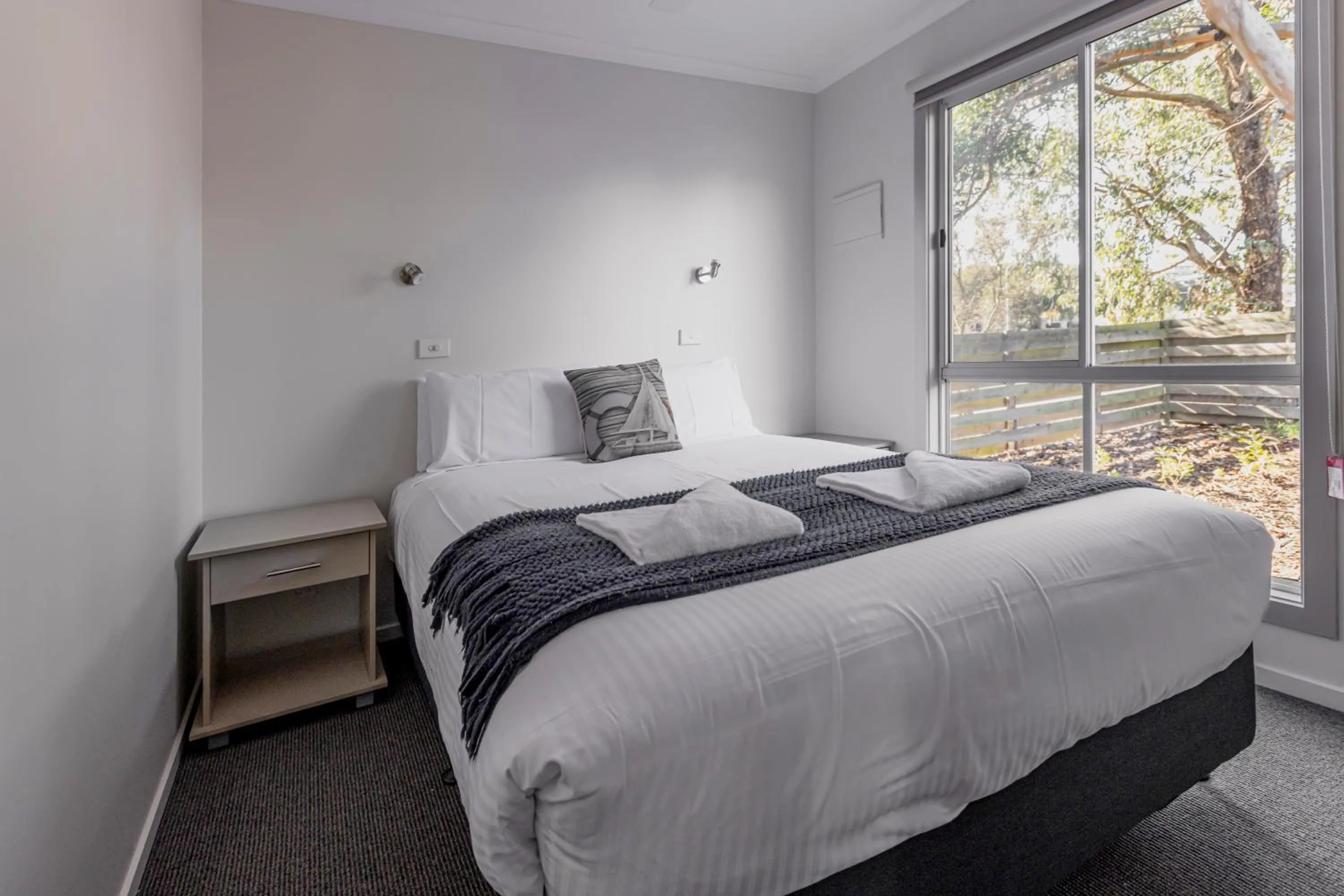 Bed in Ocean Grove Holiday Park