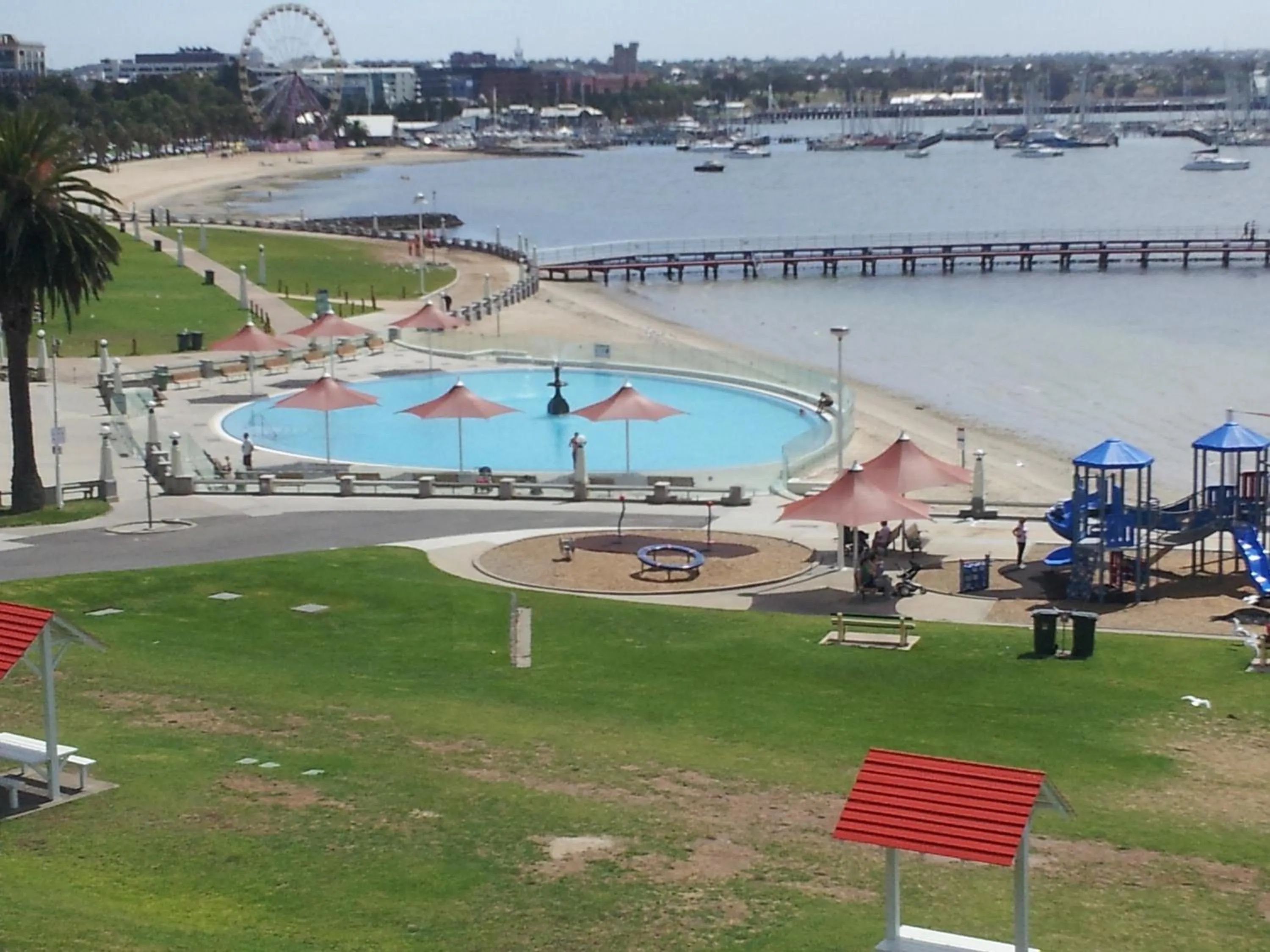 Aqua park in Ocean Grove Holiday Park
