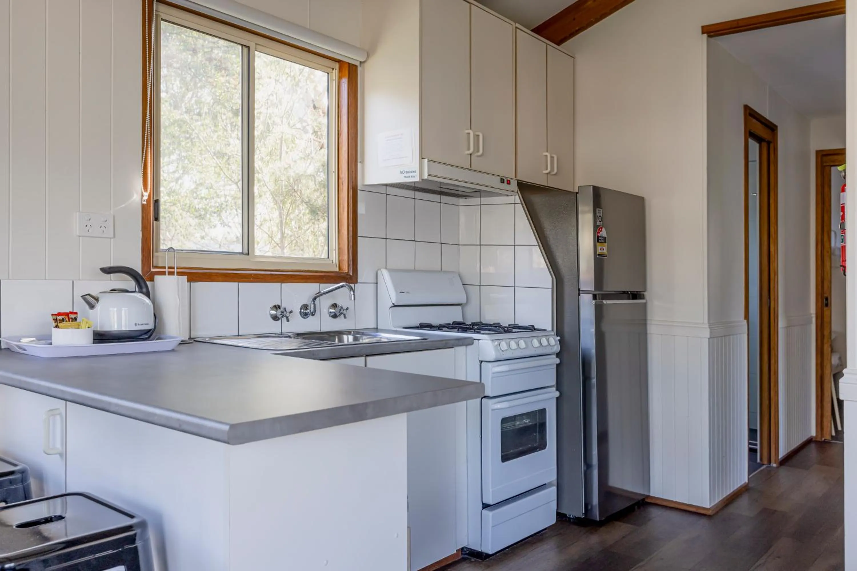 Kitchen or kitchenette in Ocean Grove Holiday Park