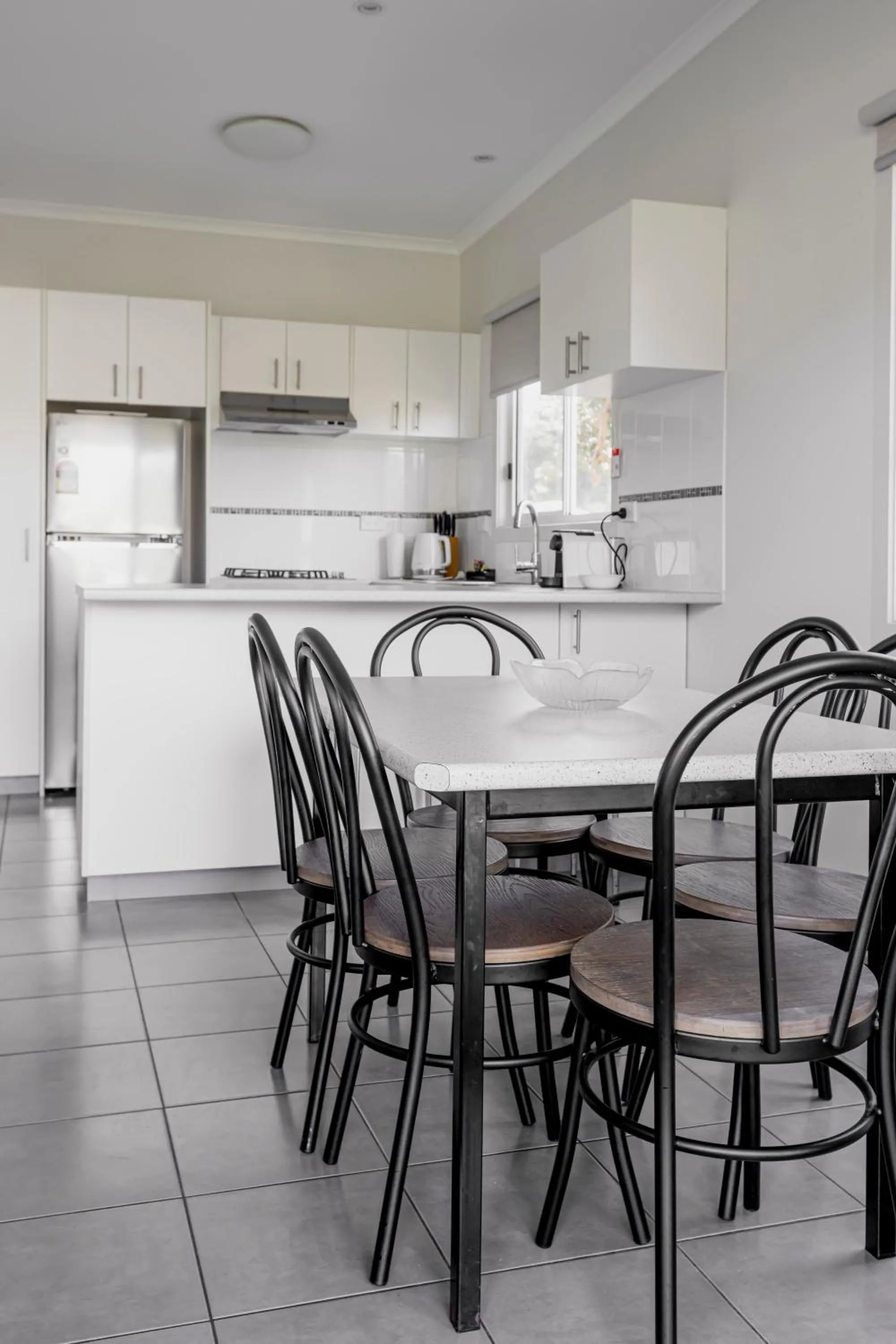 kitchen in Ocean Grove Holiday Park