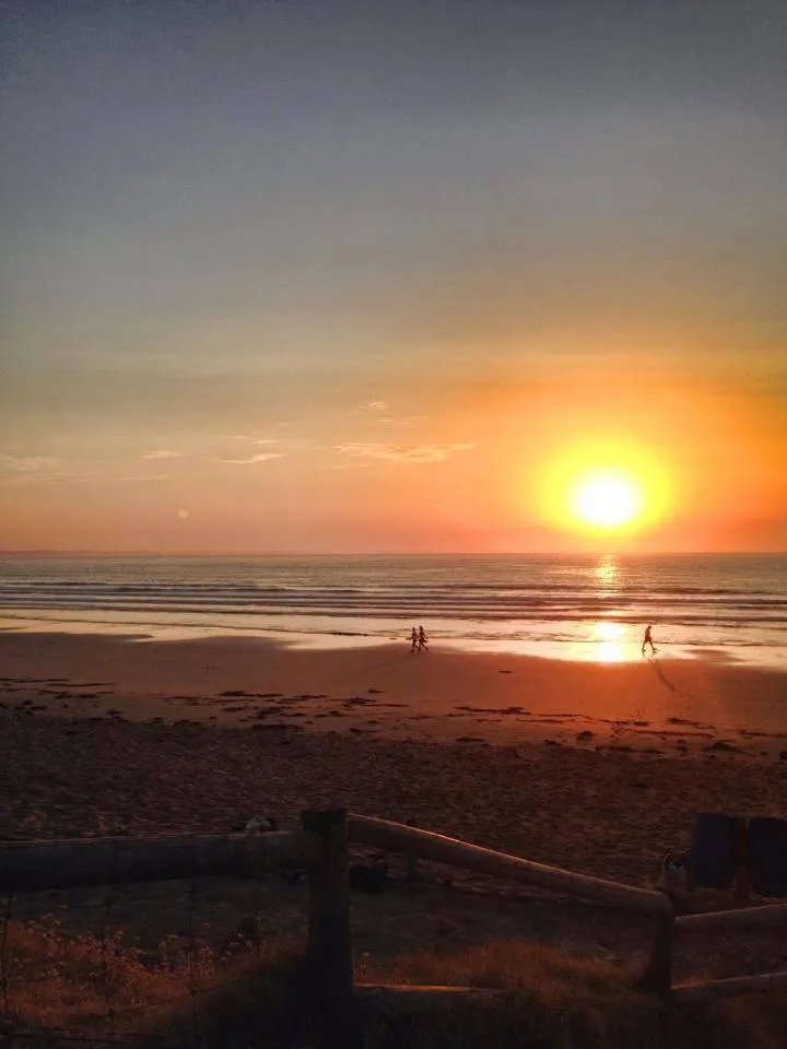 Beach in Ocean Grove Holiday Park