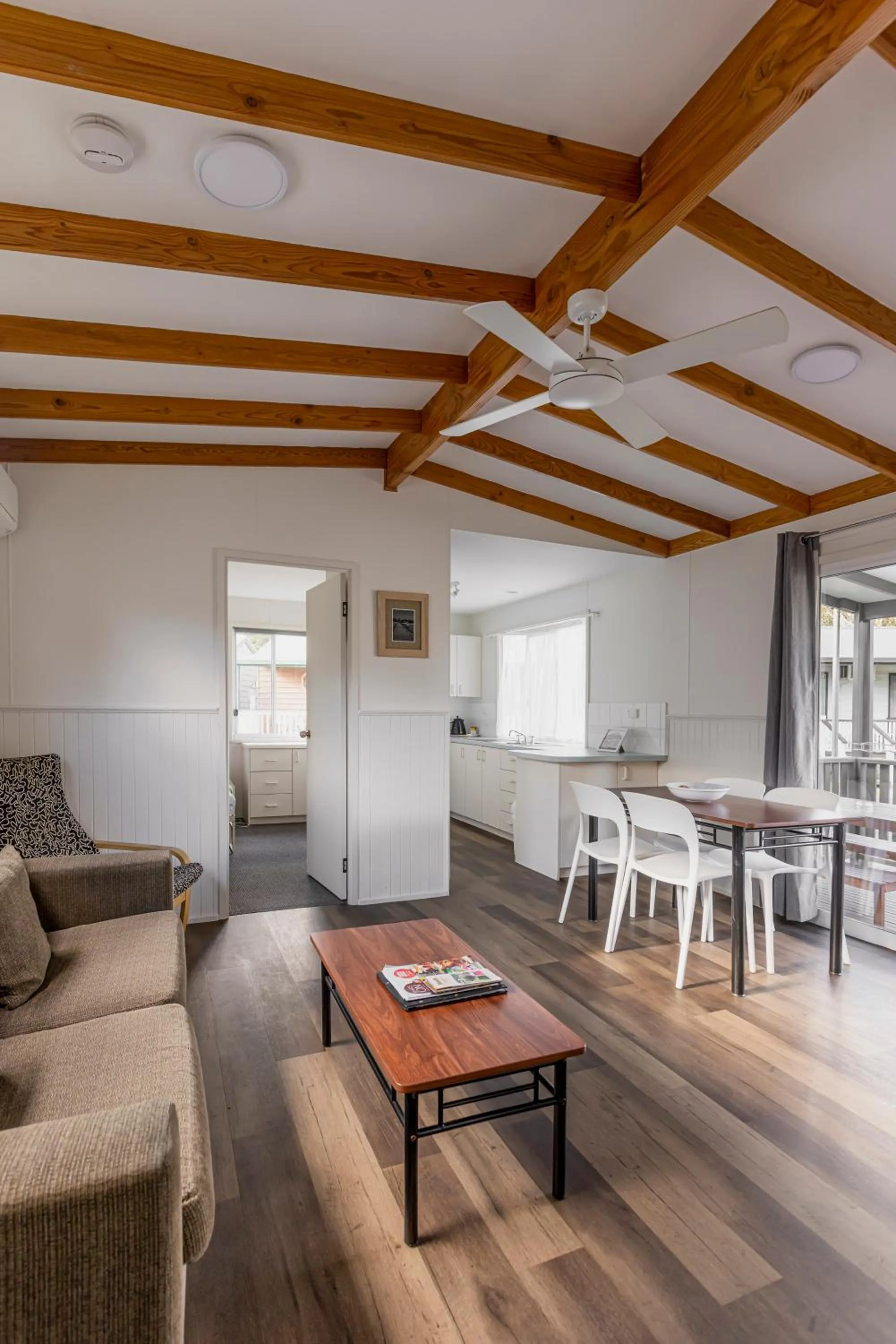 Living room in Ocean Grove Holiday Park