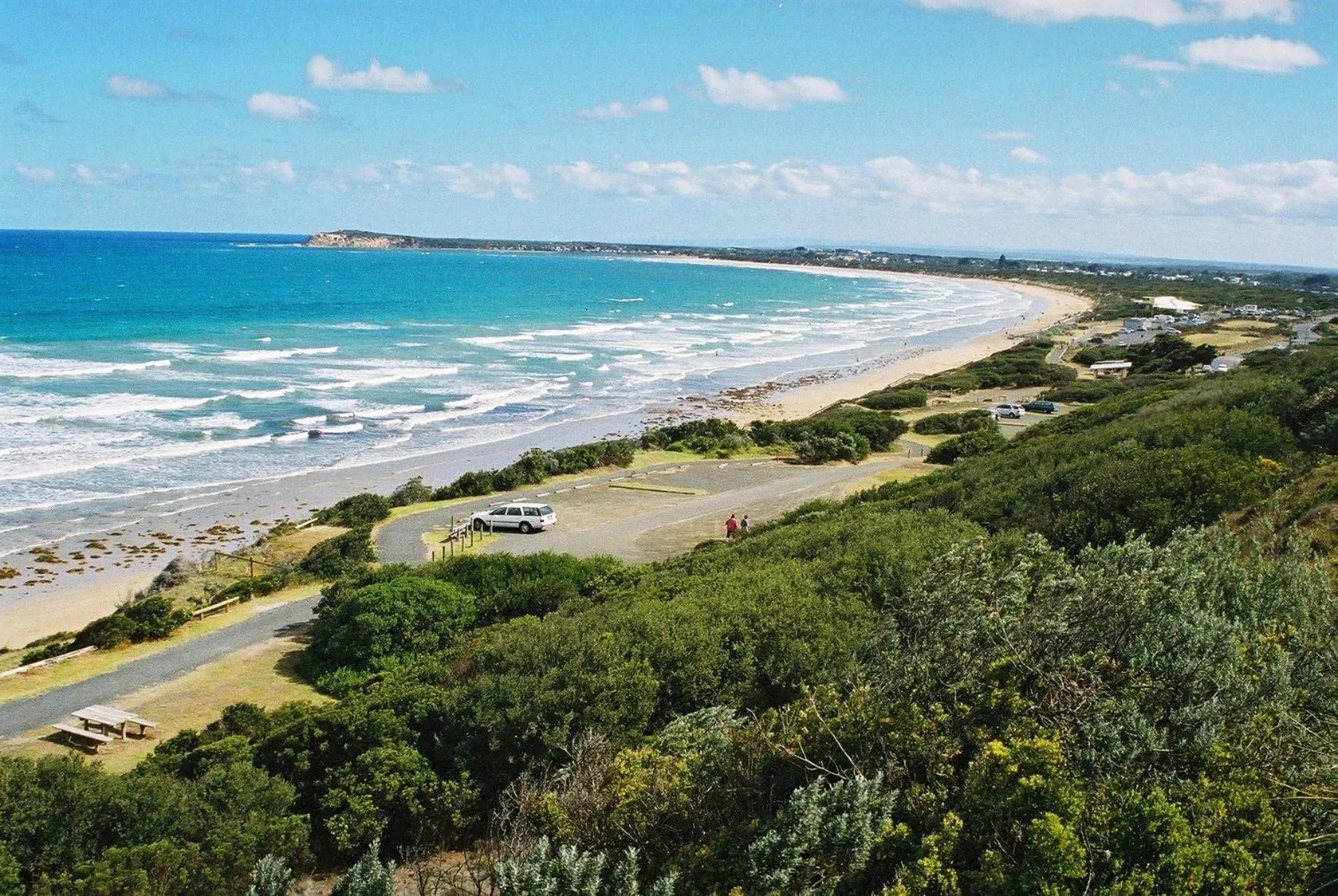 Beach in Ocean Grove Holiday Park