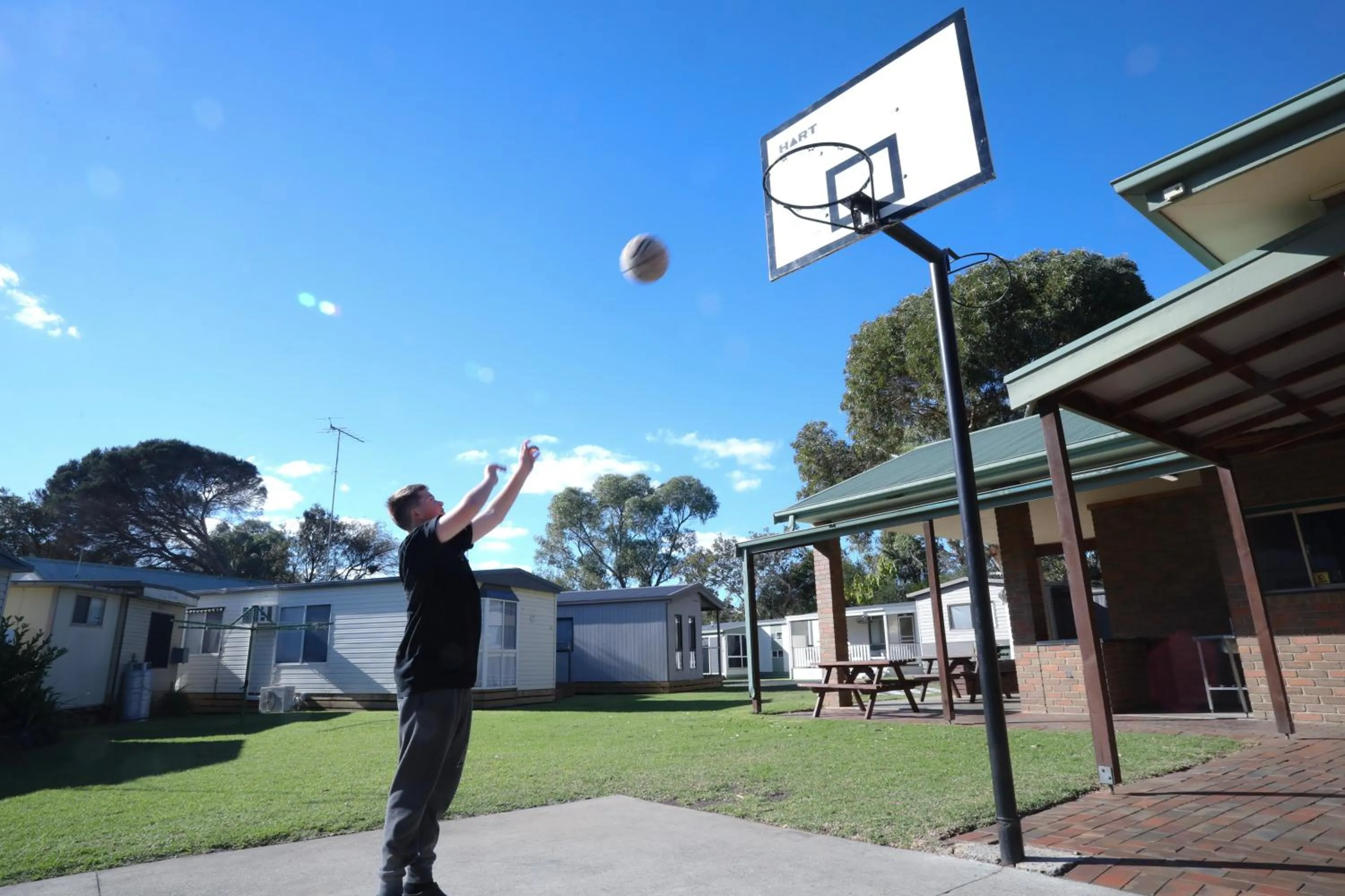 Area and facilities in Ocean Grove Holiday Park