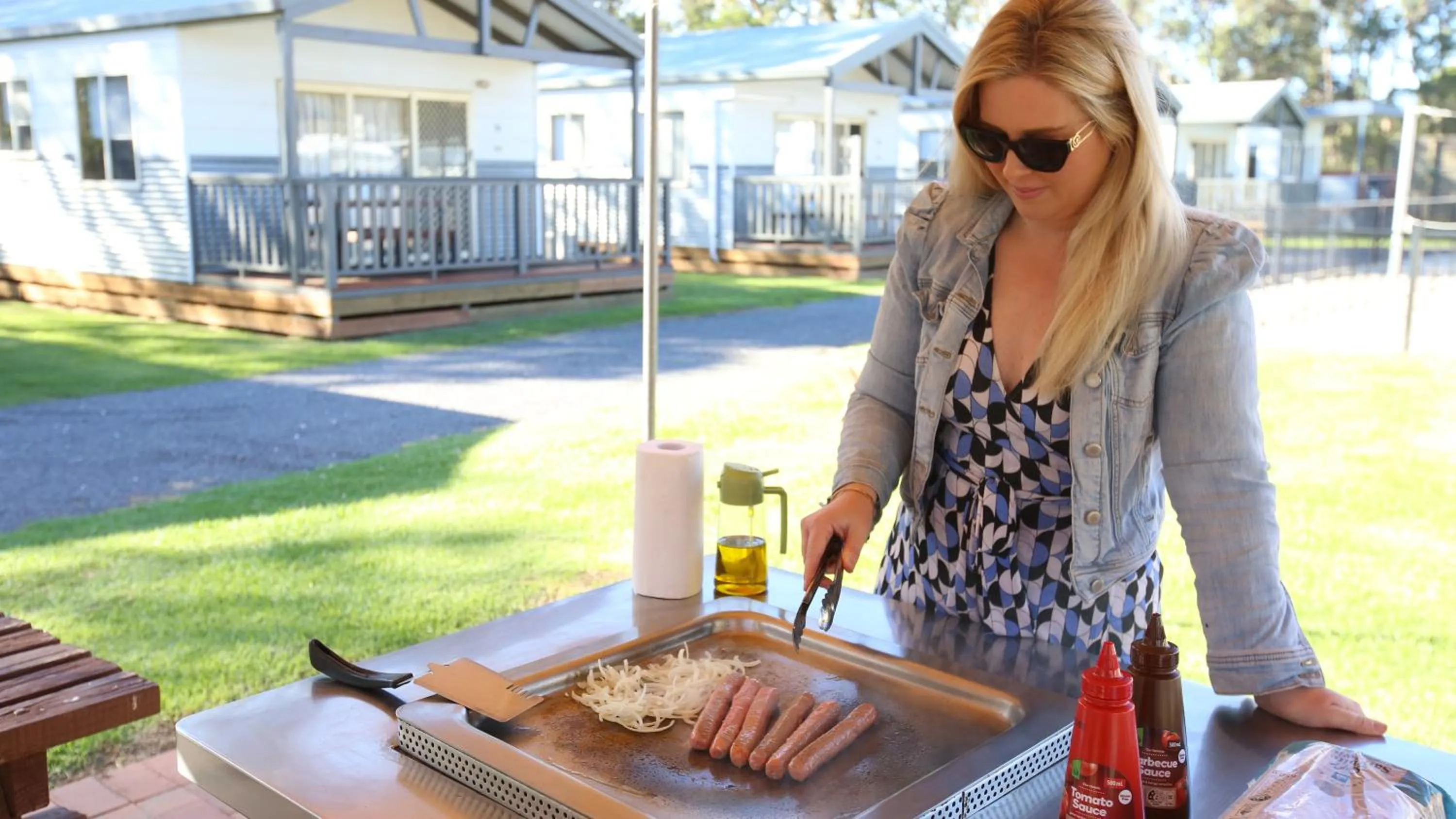BBQ facilities in Ocean Grove Holiday Park