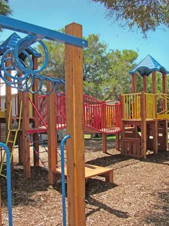 Children play ground in Ocean Grove Holiday Park