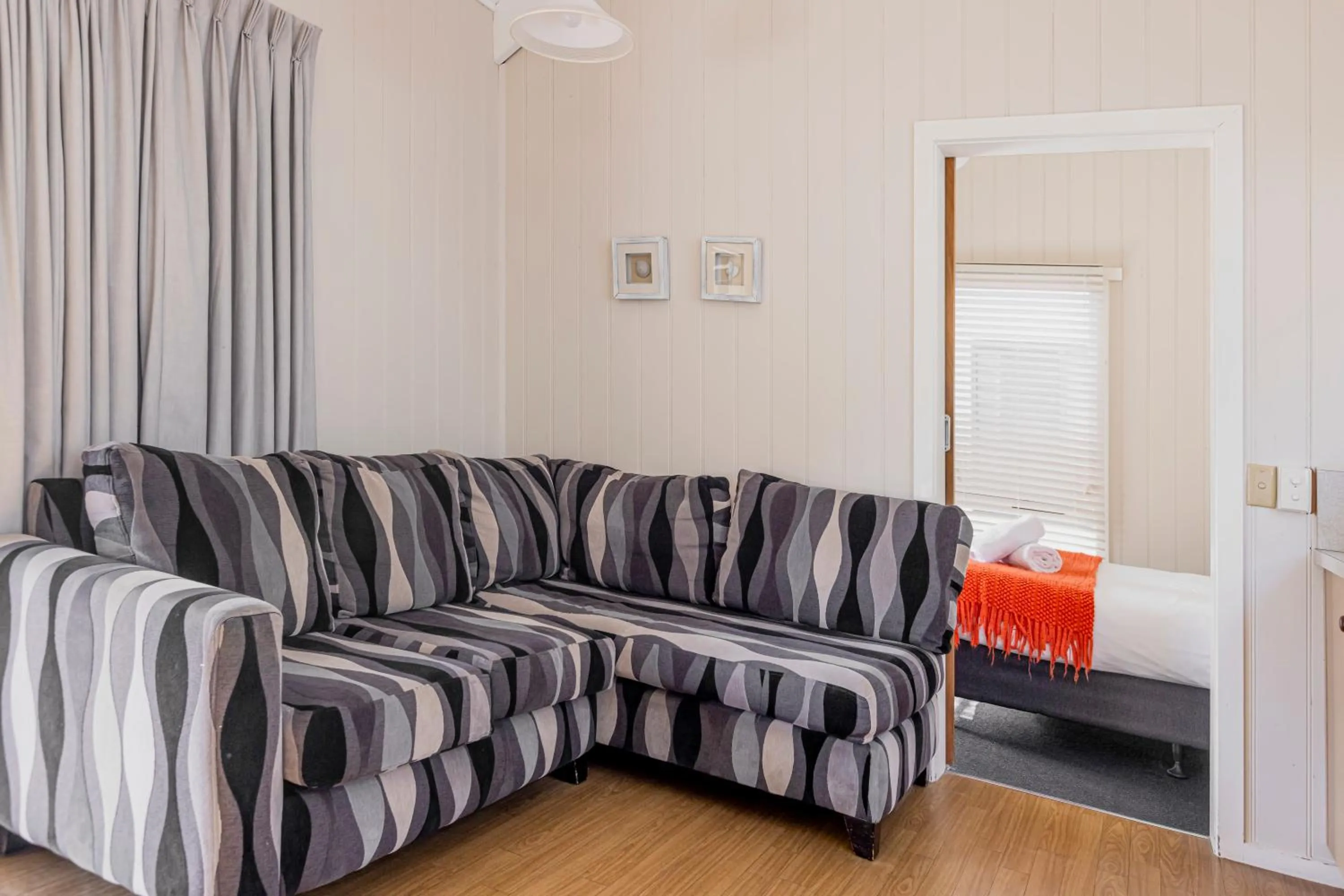 Living room in Ocean Grove Holiday Park