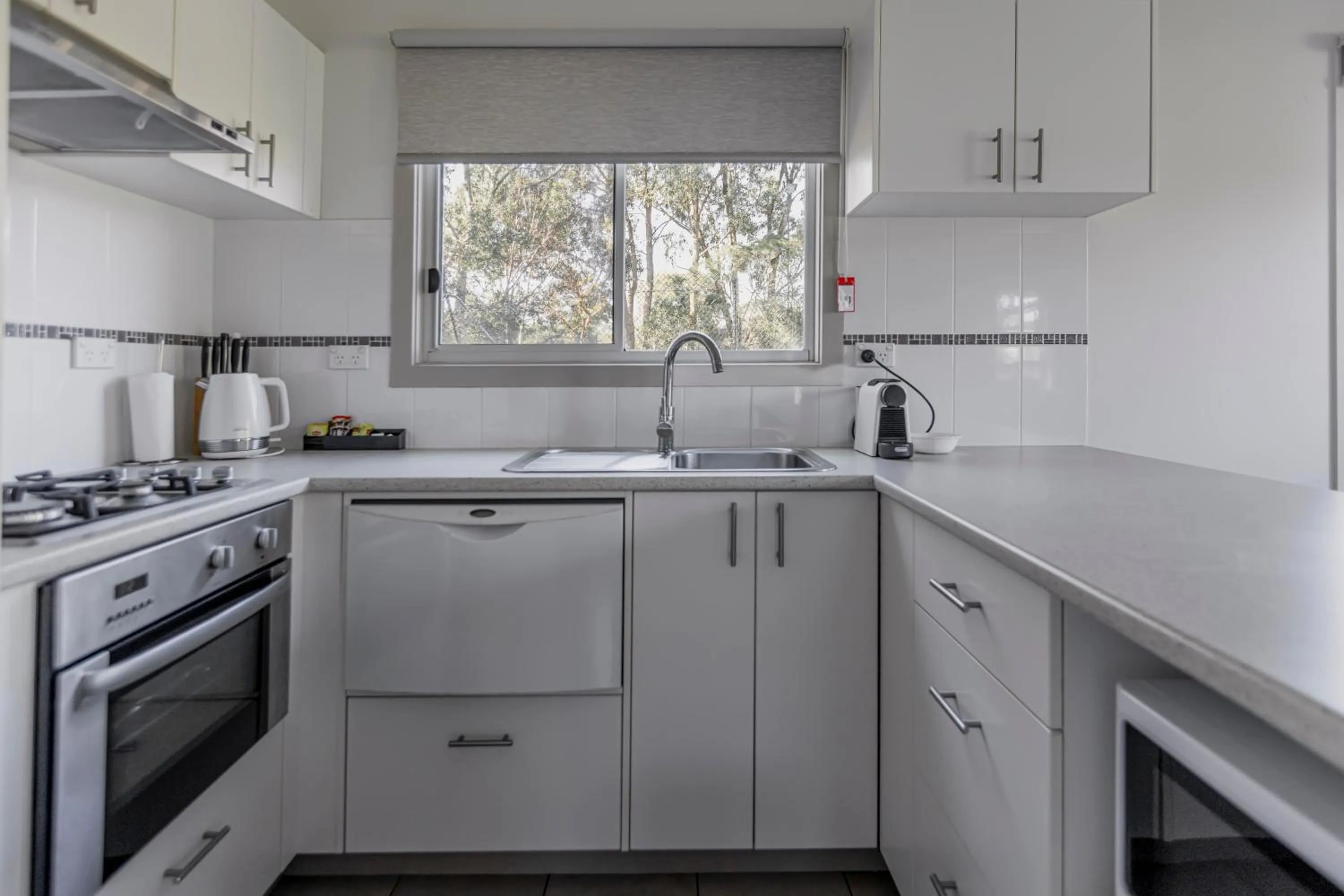 kitchen in Ocean Grove Holiday Park