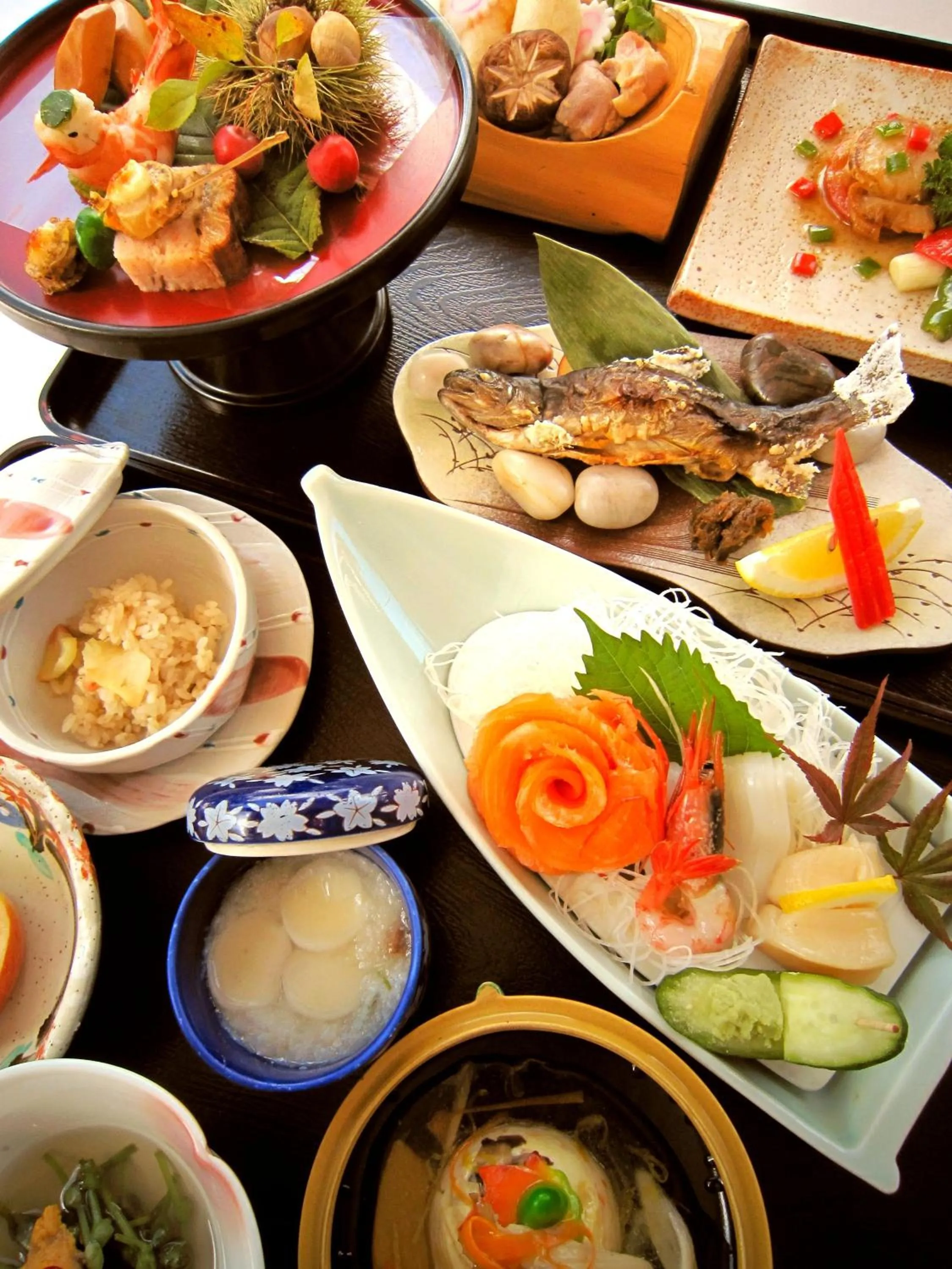 Food and drinks in Towadako Lakeside Hotel