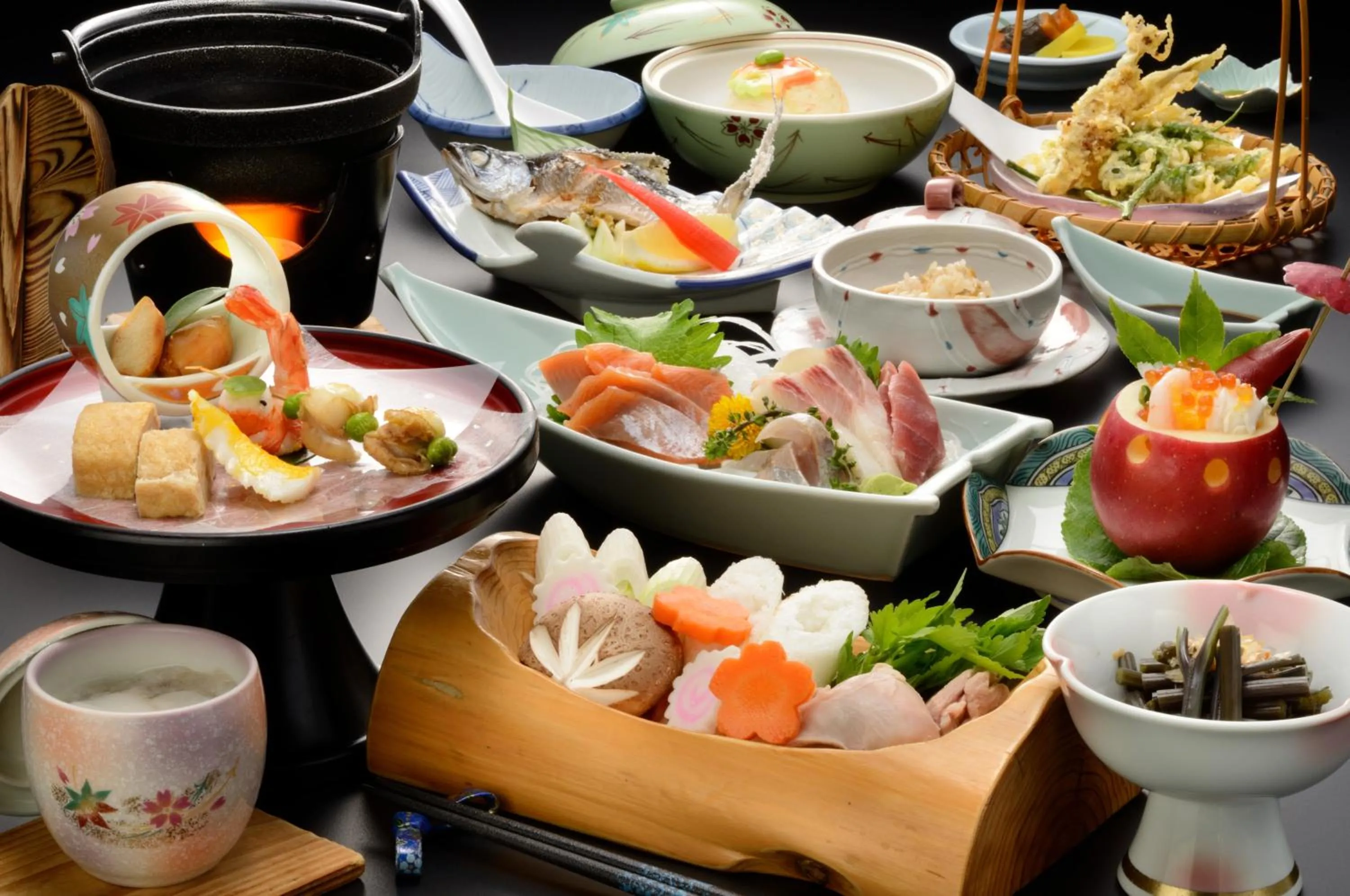 Food close-up in Towadako Lakeside Hotel