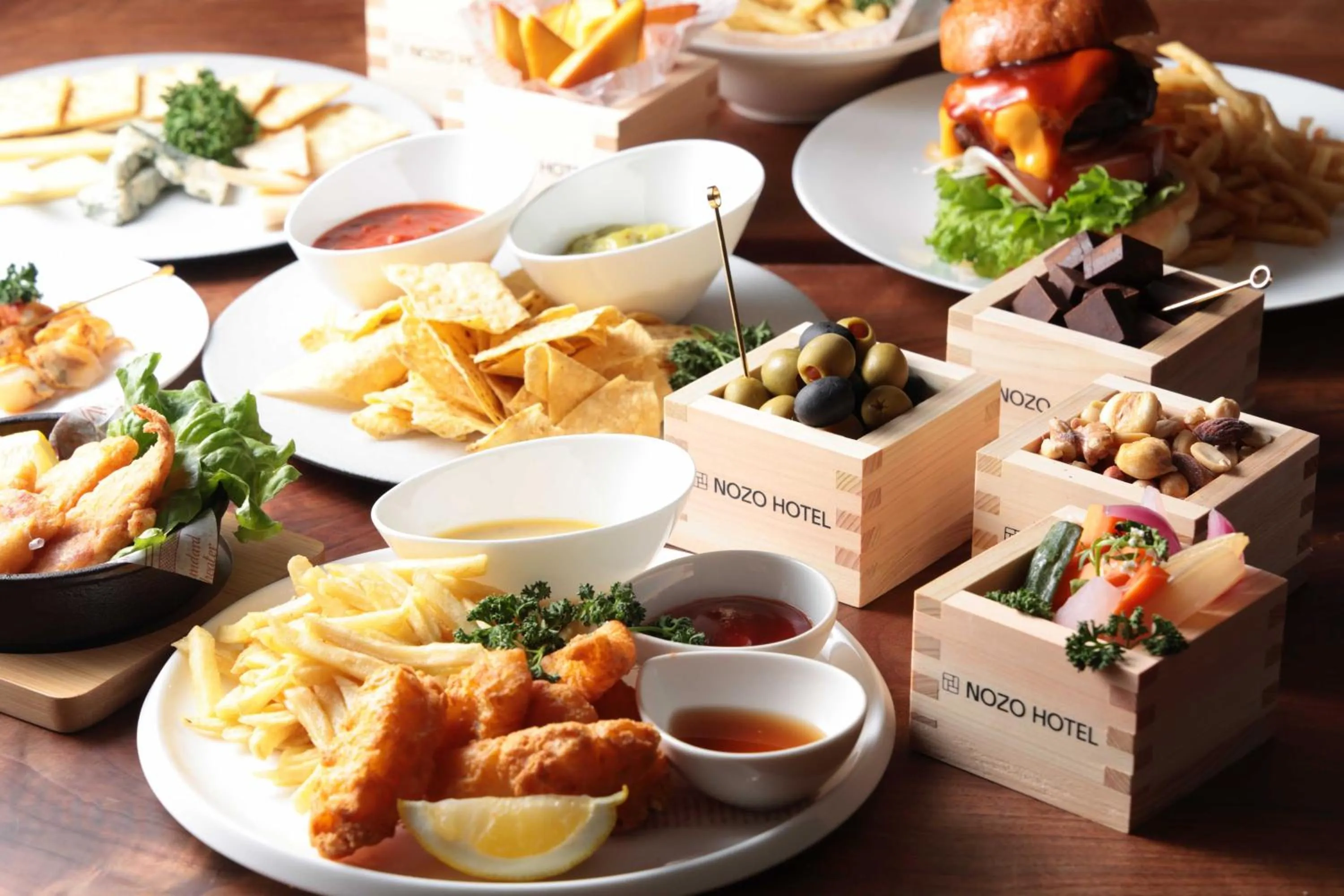 Food and drinks in Nozo Hotel