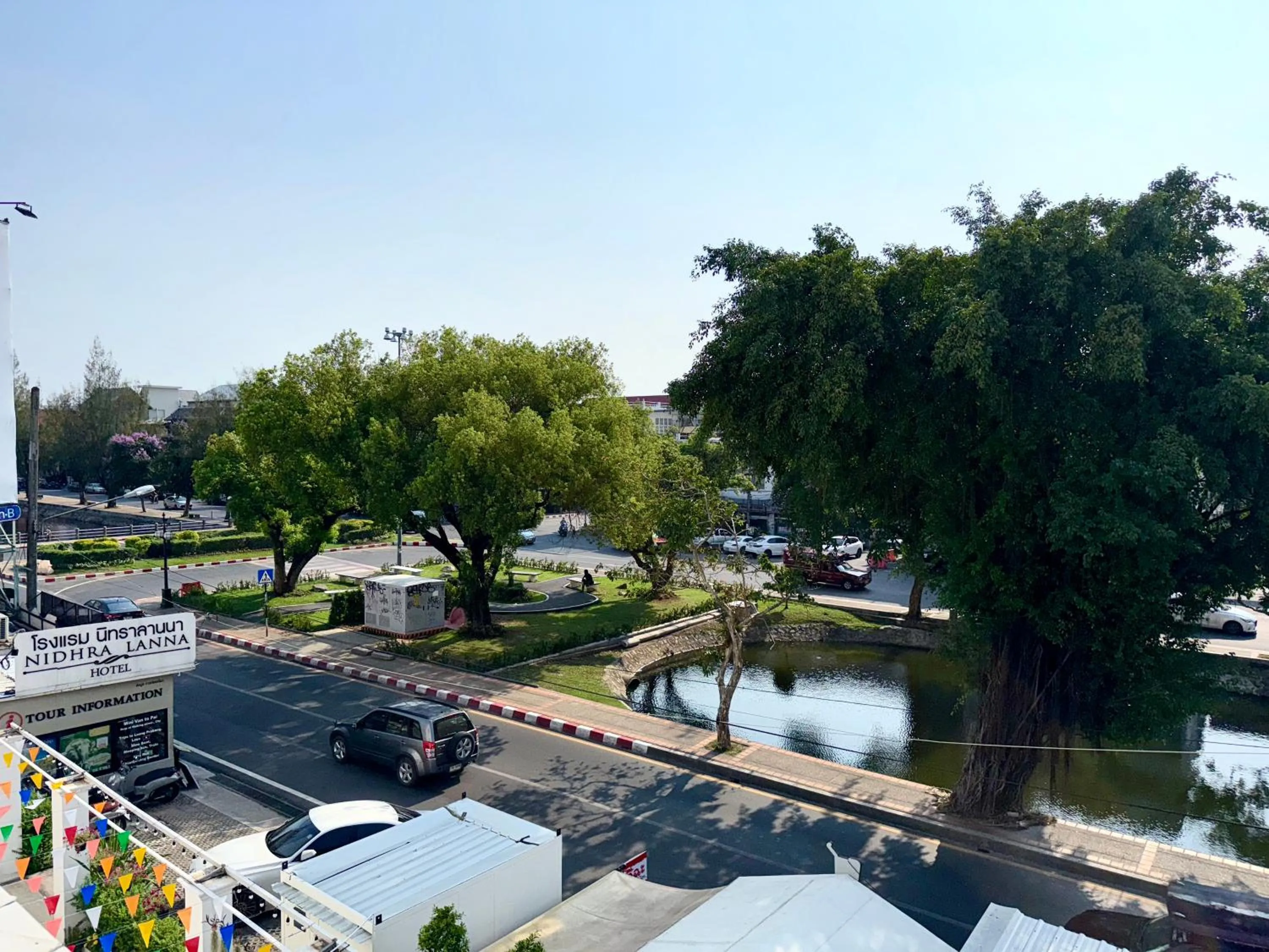 City view in Nidhra Lanna Hotel Chiang Mai