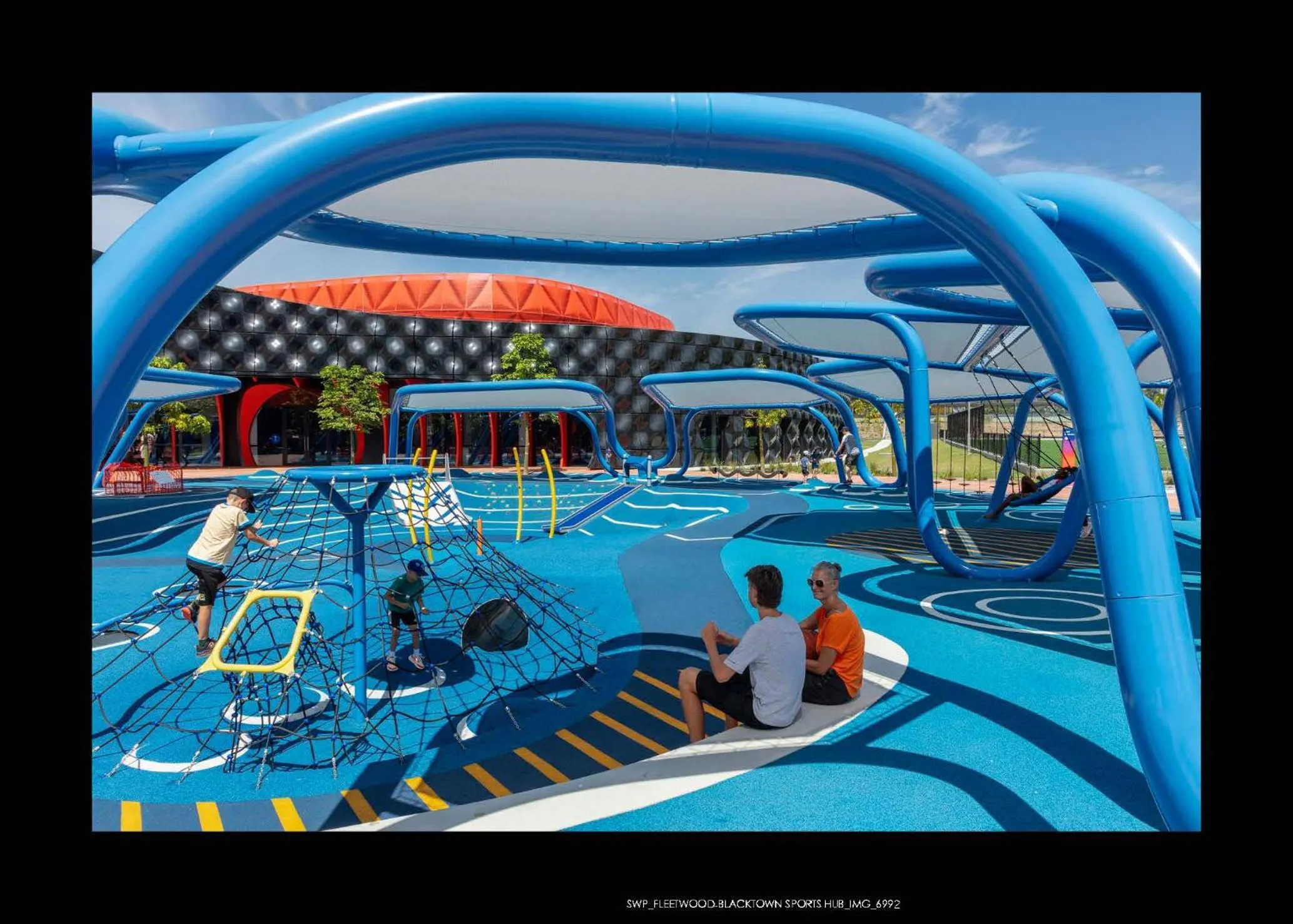Children play ground in The Lodge, Blacktown - Sydney