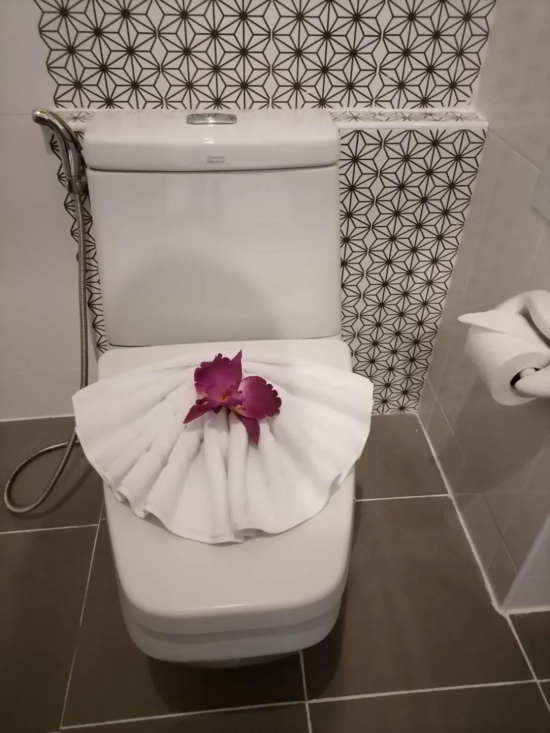 Bathroom in NJ PATONG HOTEL