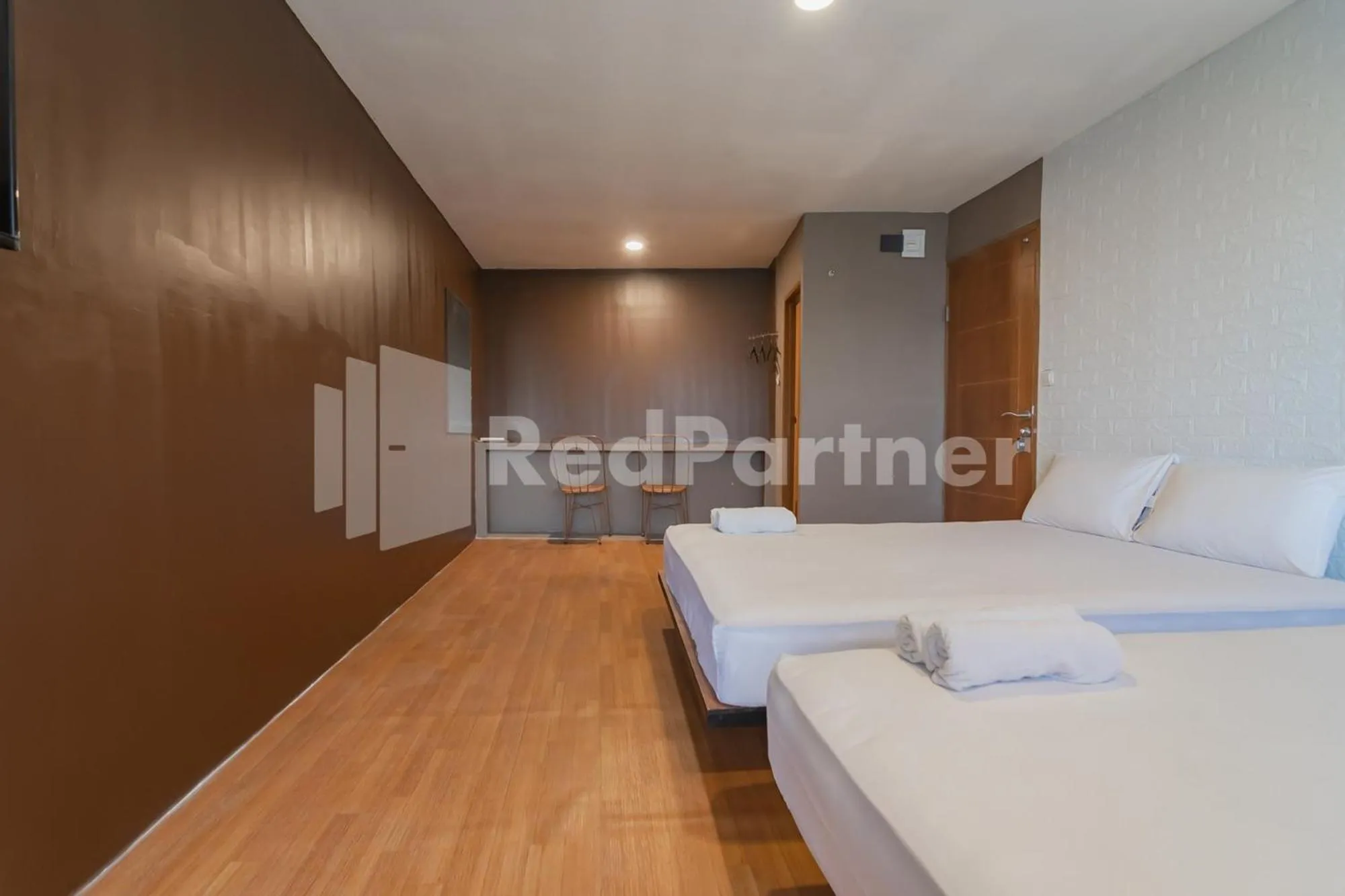 Bed in D'Valley View Lembang Mitra RedDoorz