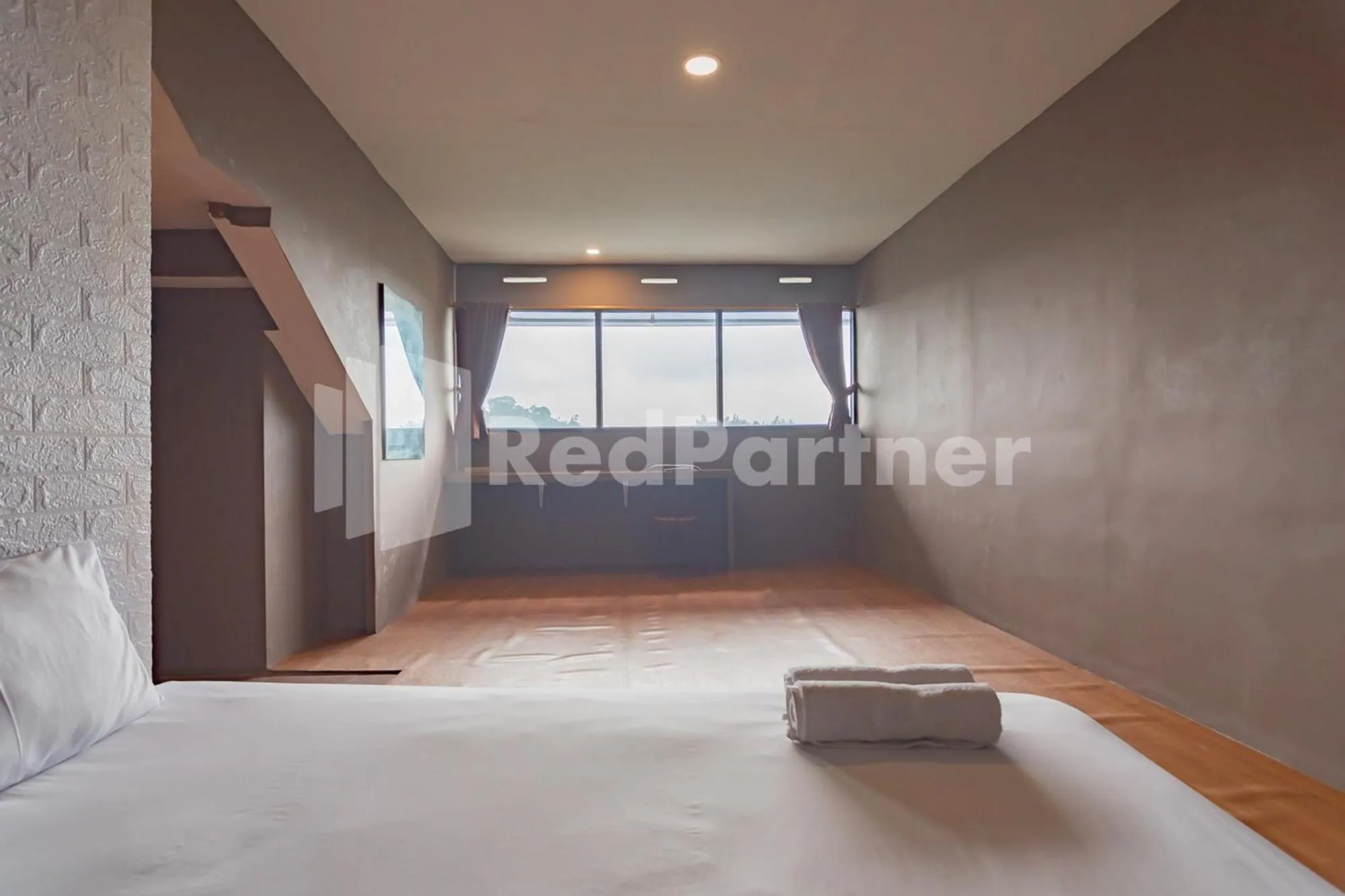 Bed in D'Valley View Lembang Mitra RedDoorz