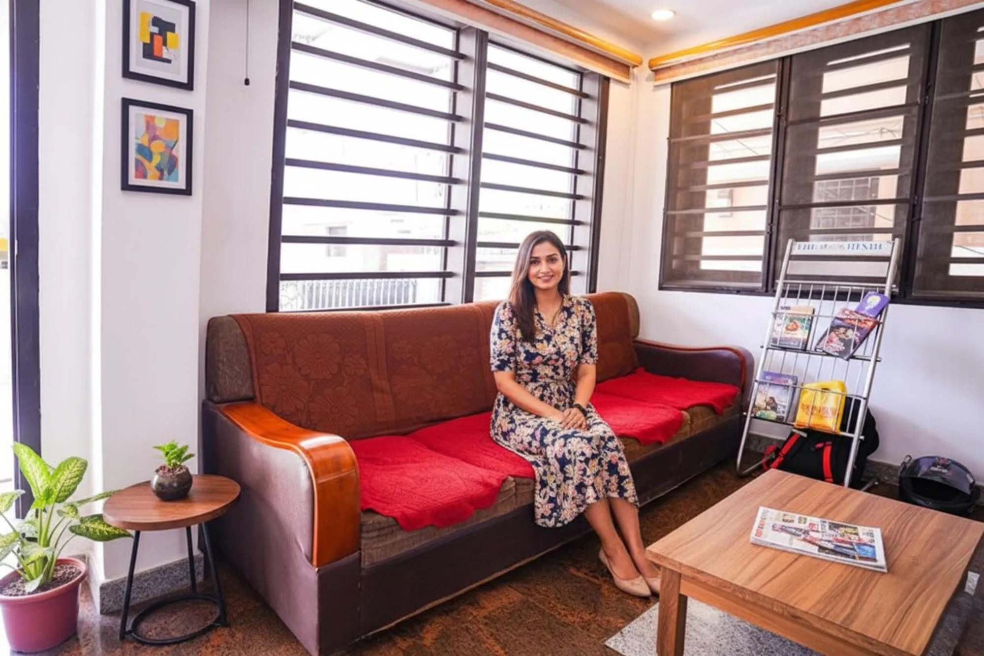 Seating area in Via MM Residency