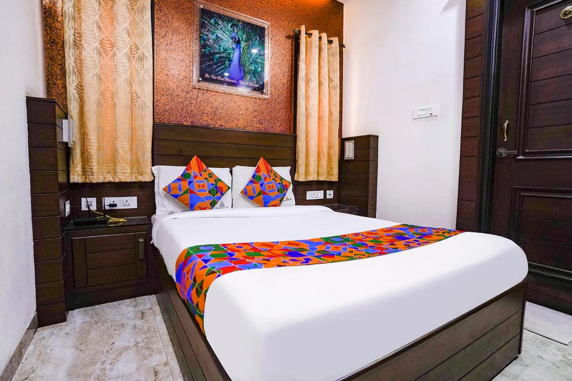 Bedroom, Bed in FabHotel Sai Residency - Nr Rela Hospital, Chromepet
