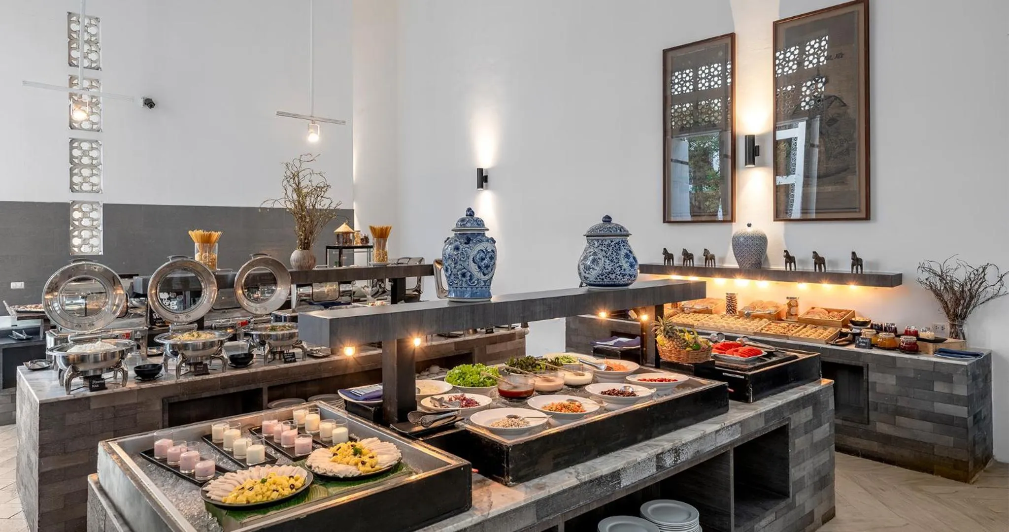 Buffet breakfast in Awa Resort Koh Chang