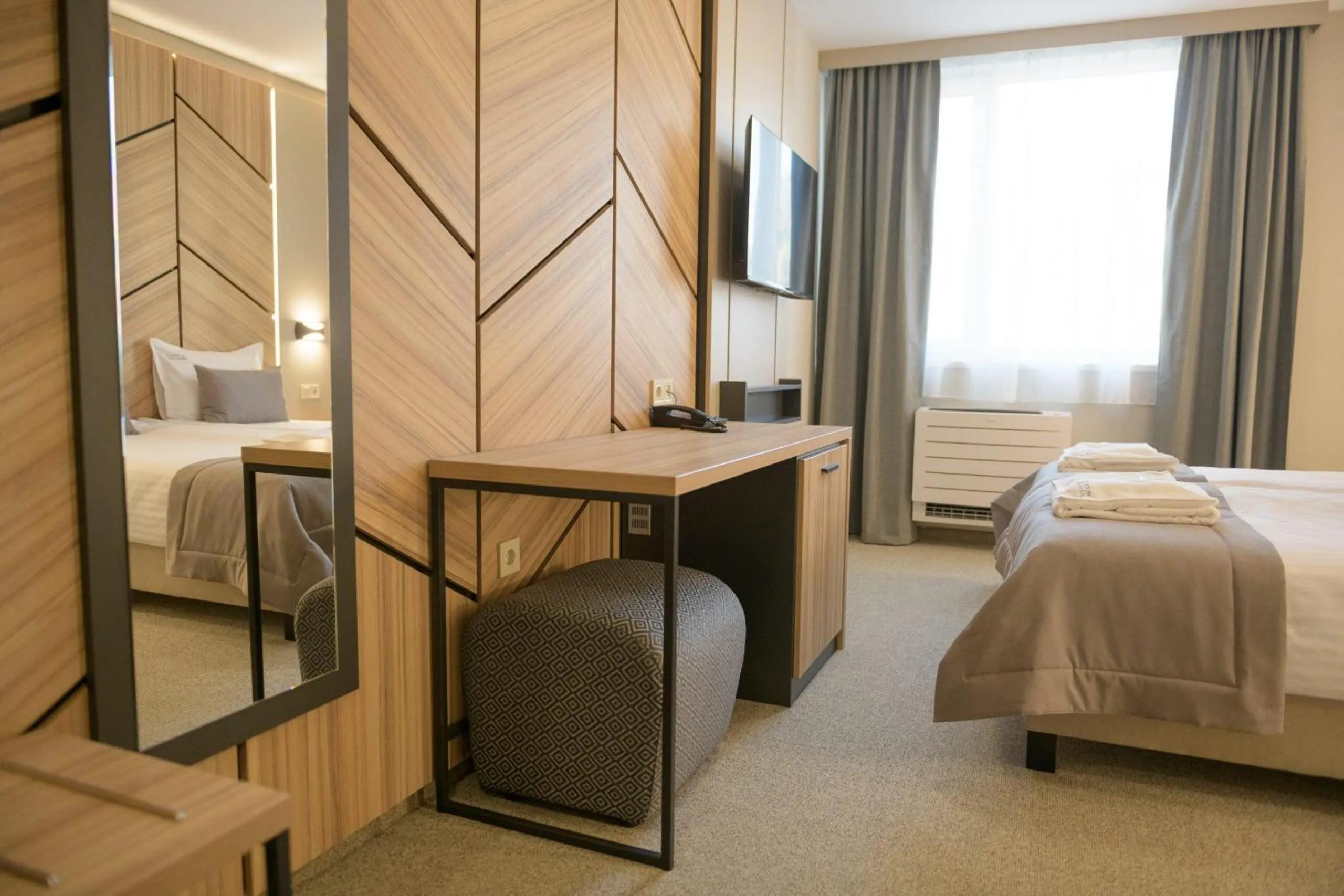 Bed in Hotel Forum City