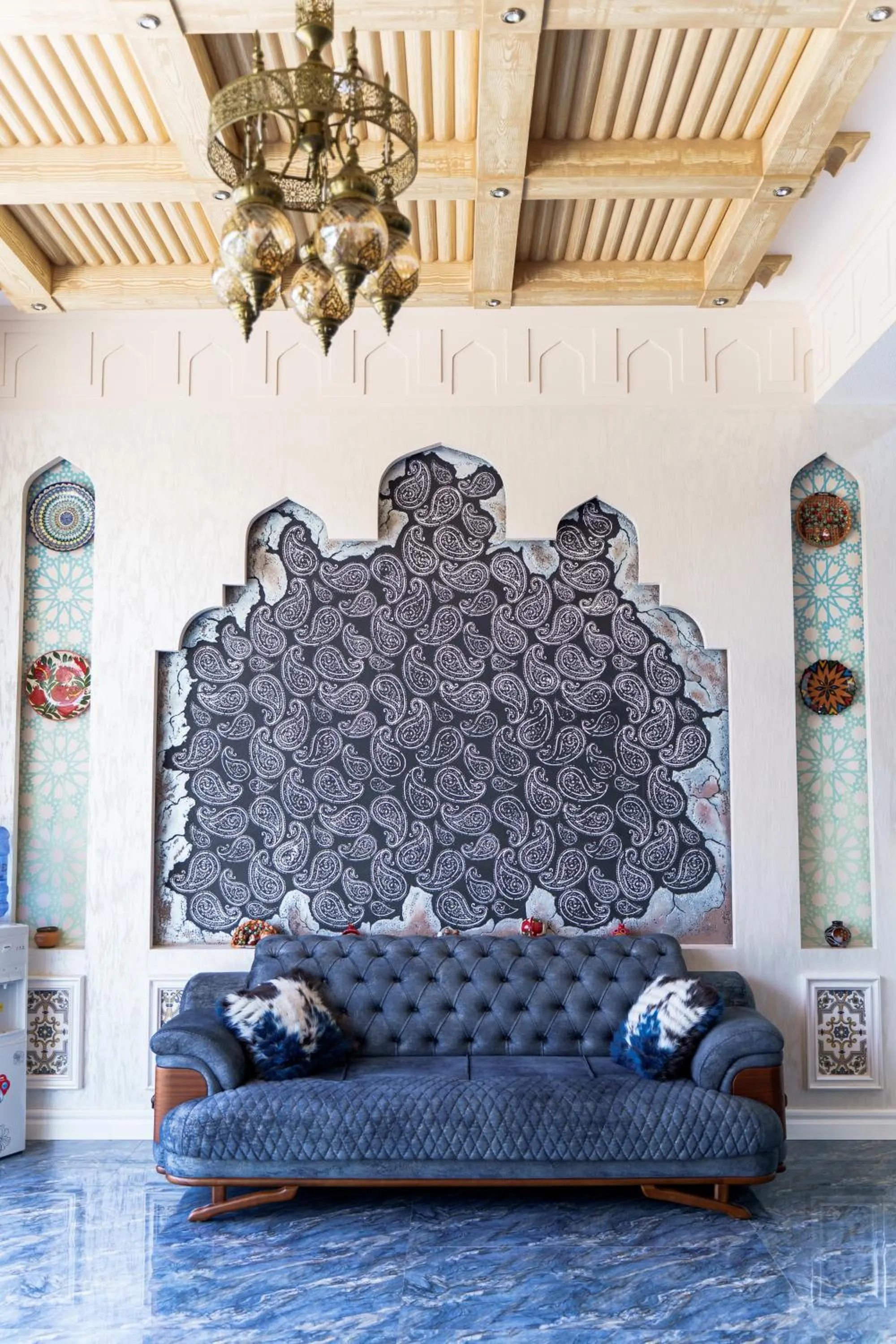 Seating area in AYNIY Hotel