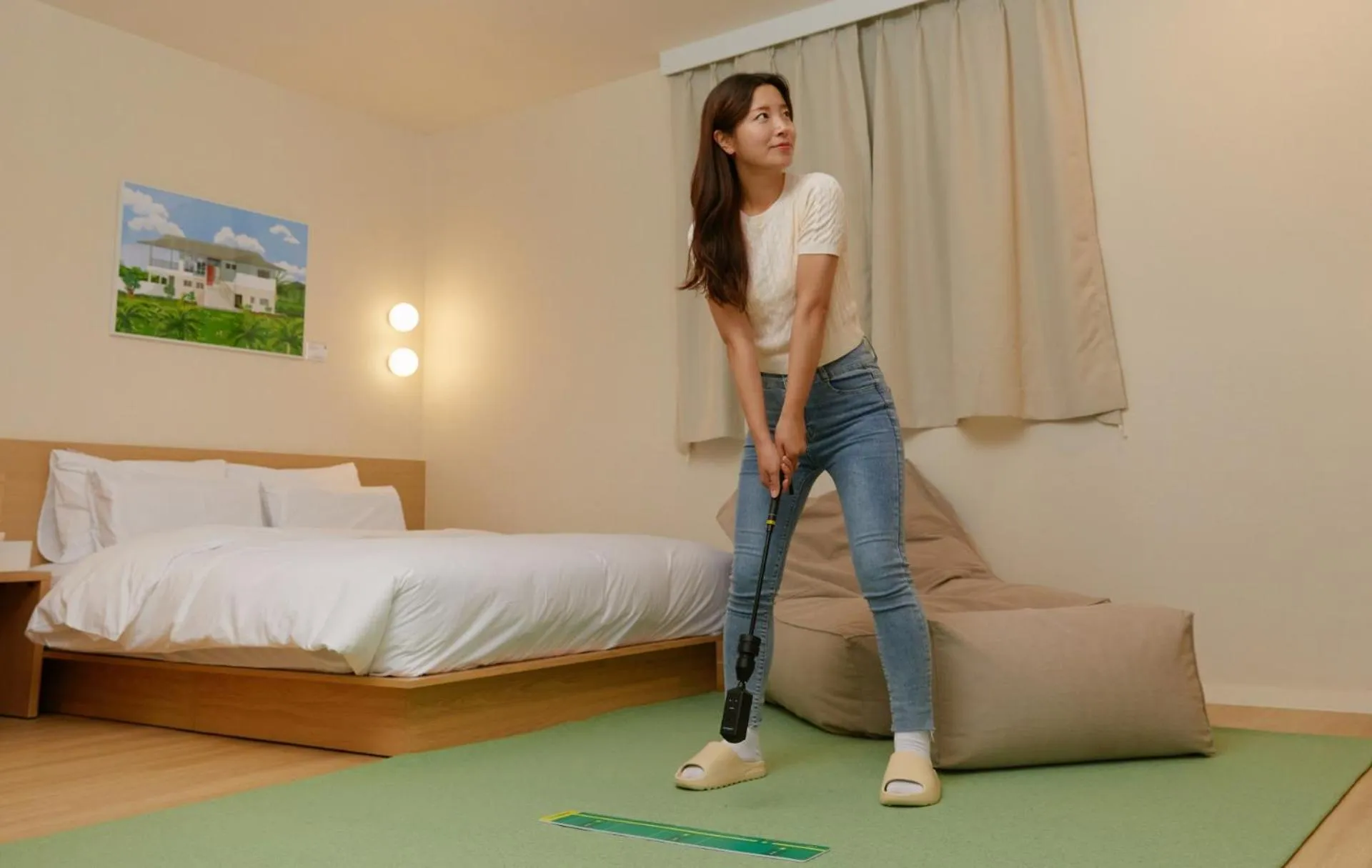 Photo of the whole room, Bed in Aank Hotel Ilsan