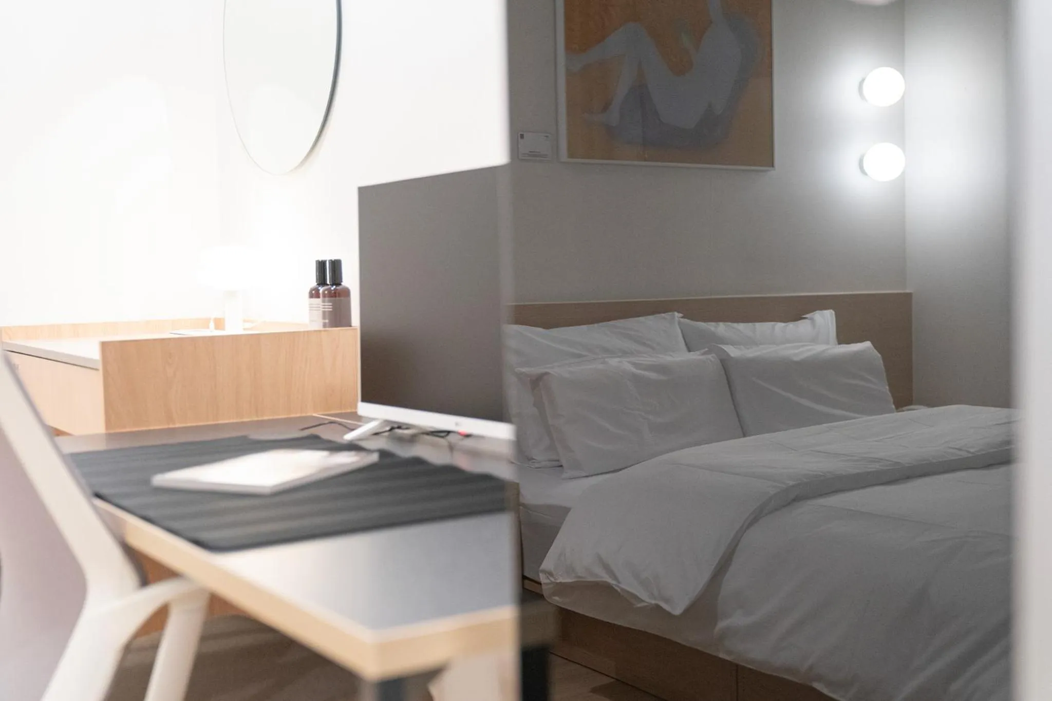 Photo of the whole room, Bed in Aank Hotel Ilsan