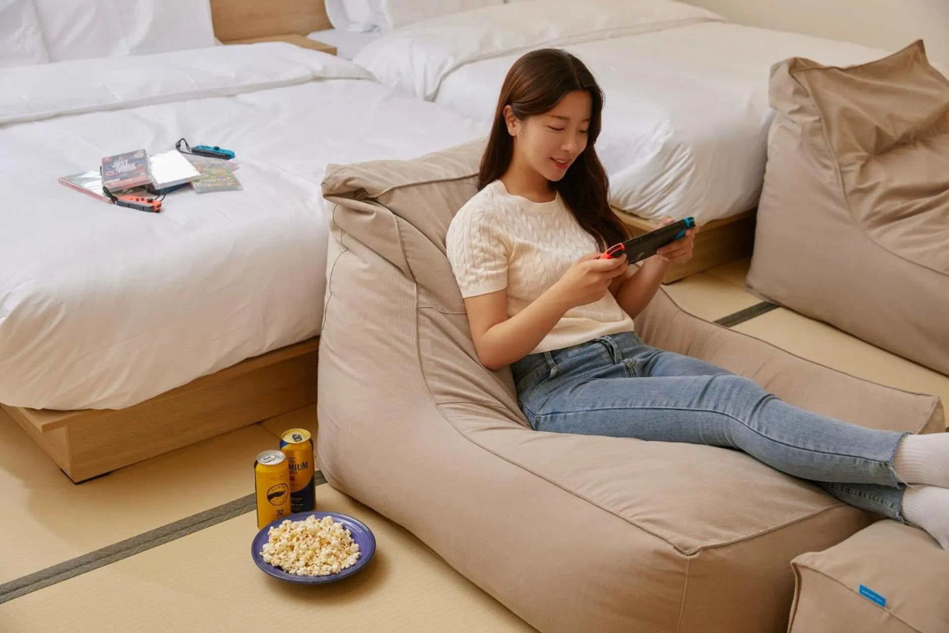 Photo of the whole room, Bed in Aank Hotel Ilsan