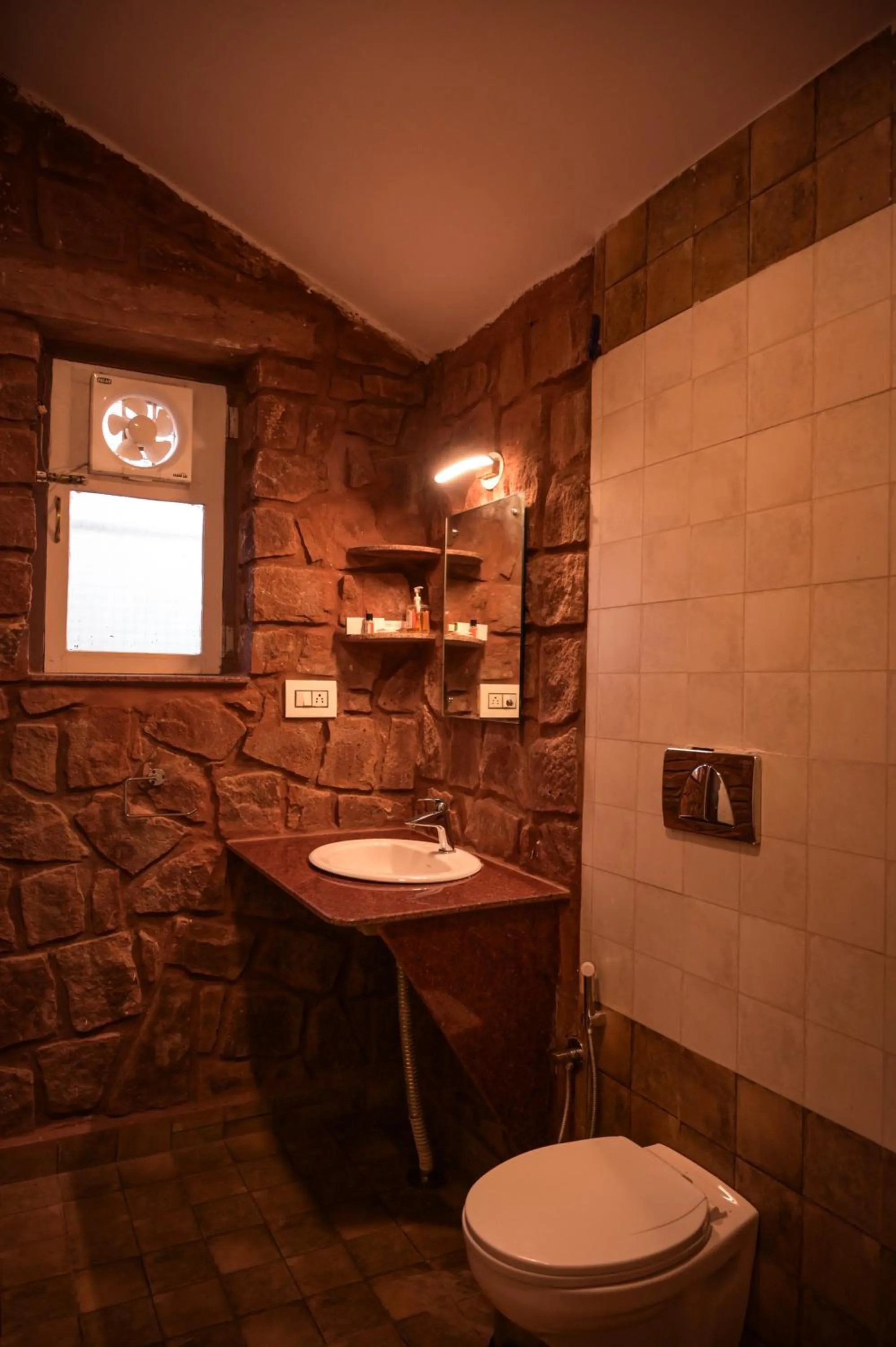 Bathroom in Impian Resorts - Jodhpur