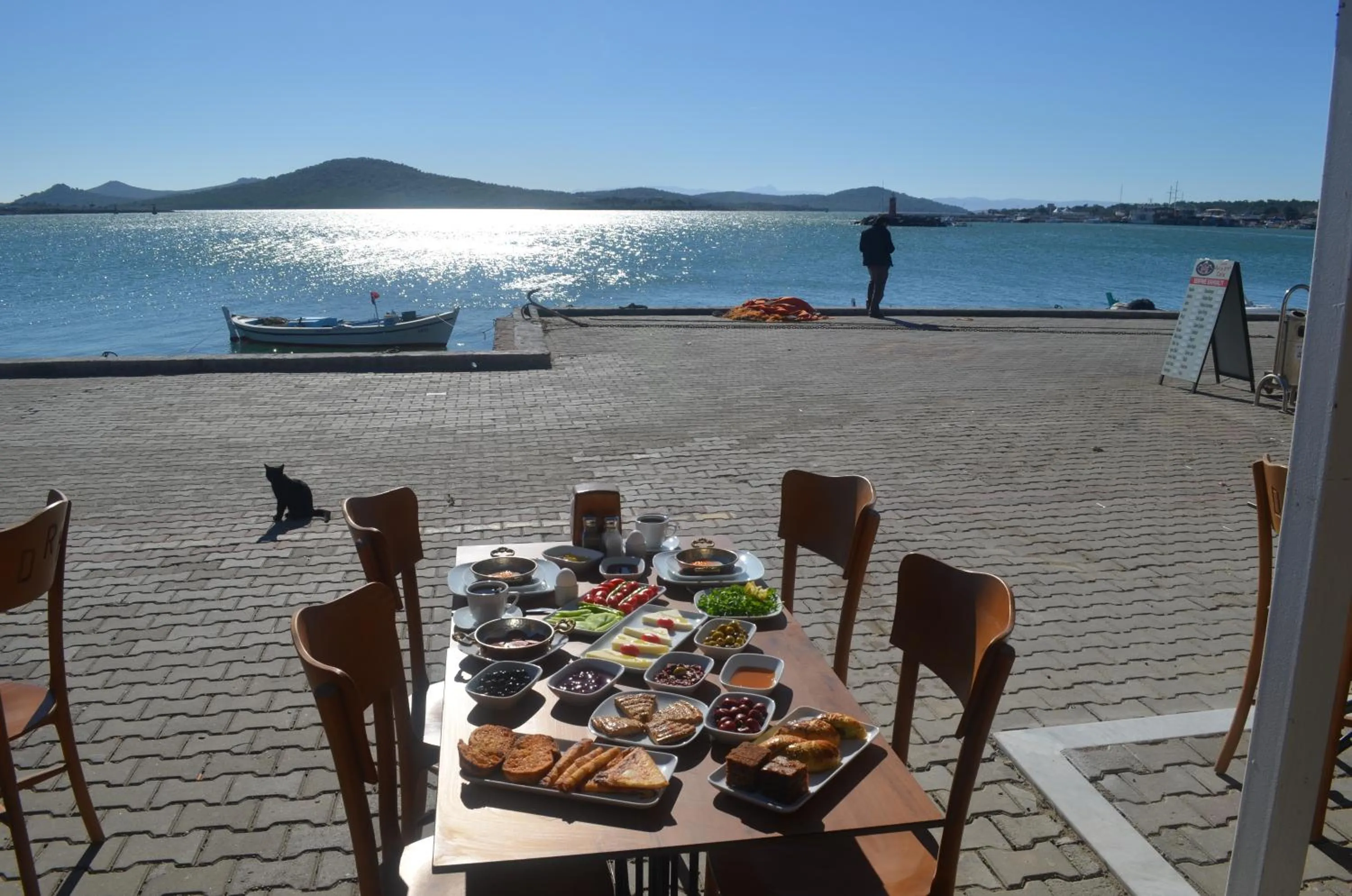 Asian breakfast in Doruk Hotel