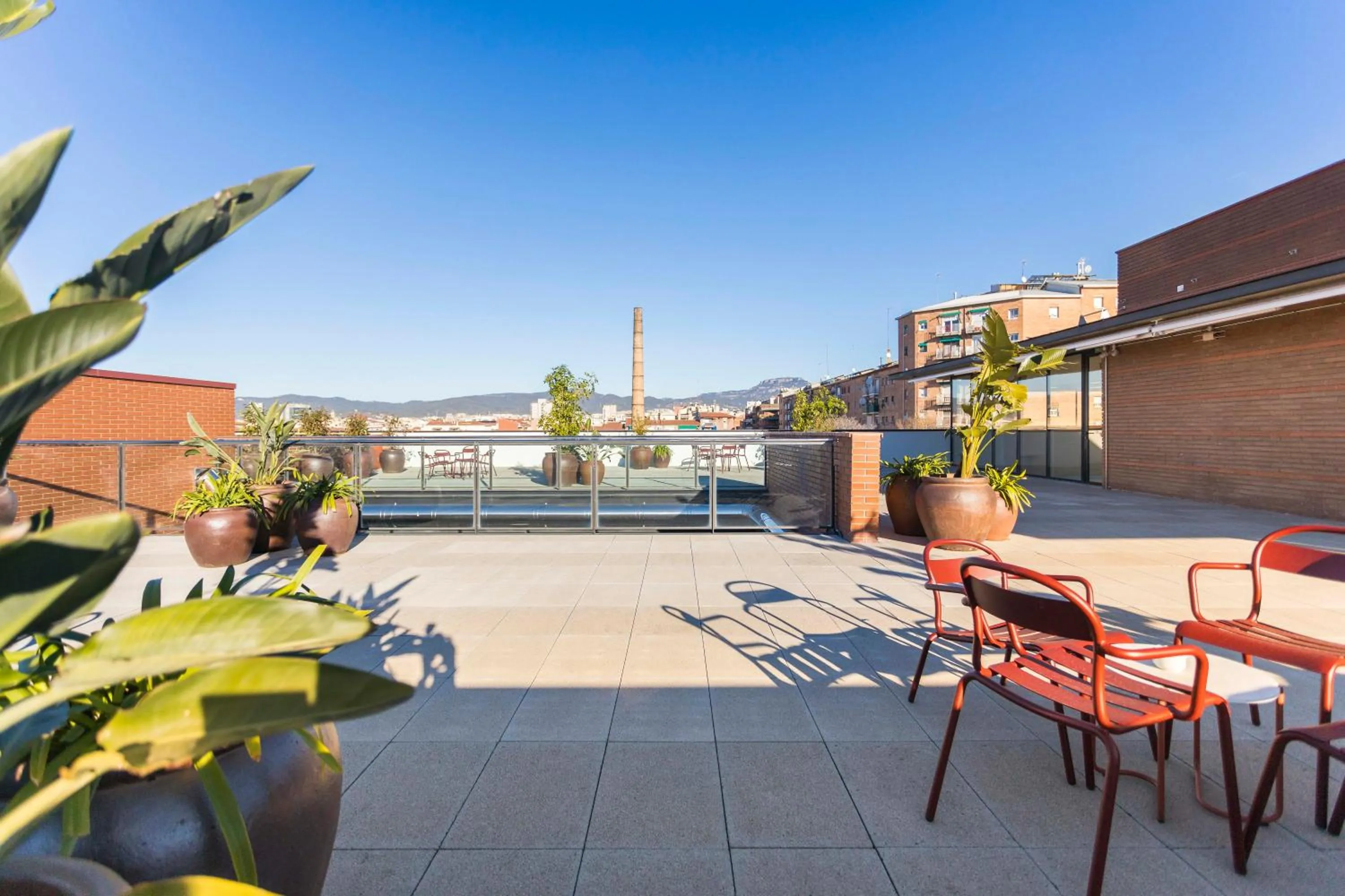 Patio in Hotel Terrassa Confort