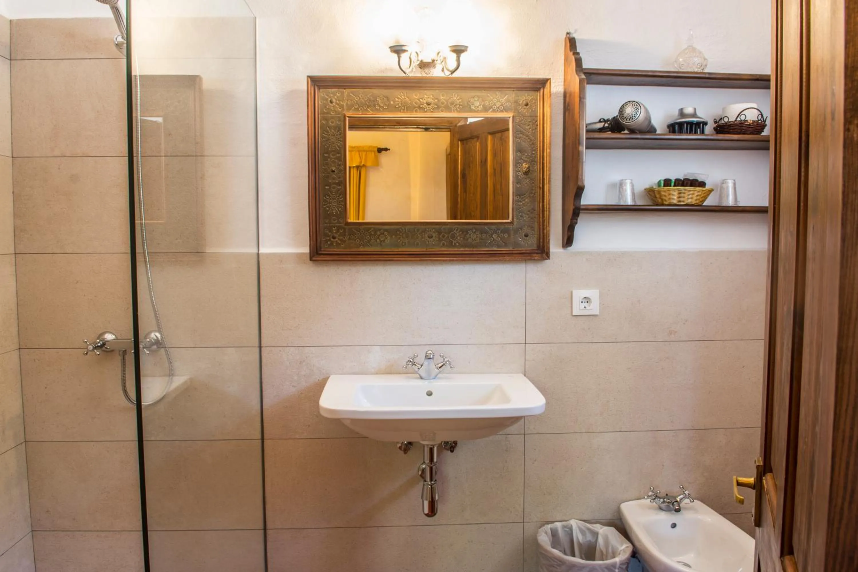 Bathroom in Hotel Rural Biniarroca - Adults Only