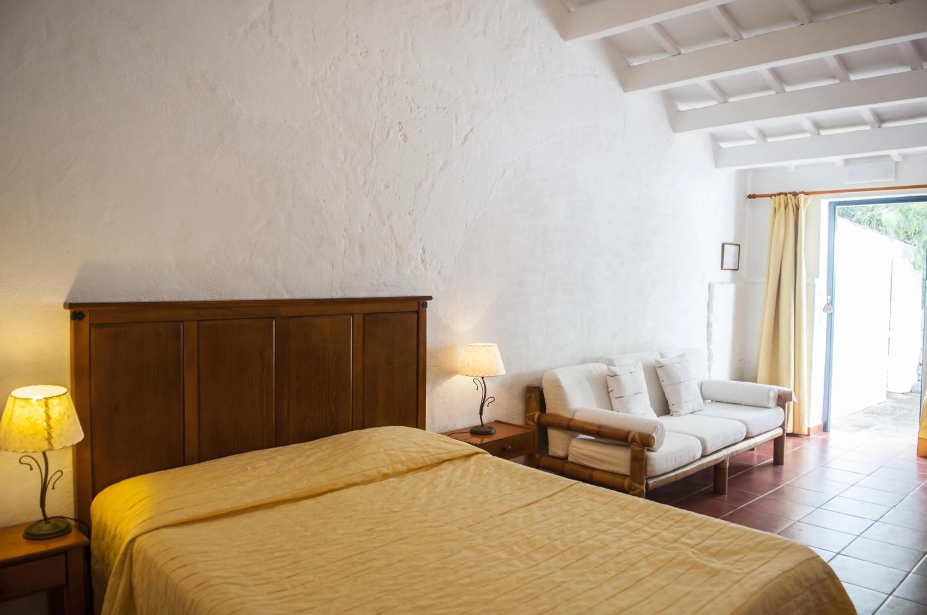 Bedroom, Bed in Hotel Rural Biniarroca - Adults Only