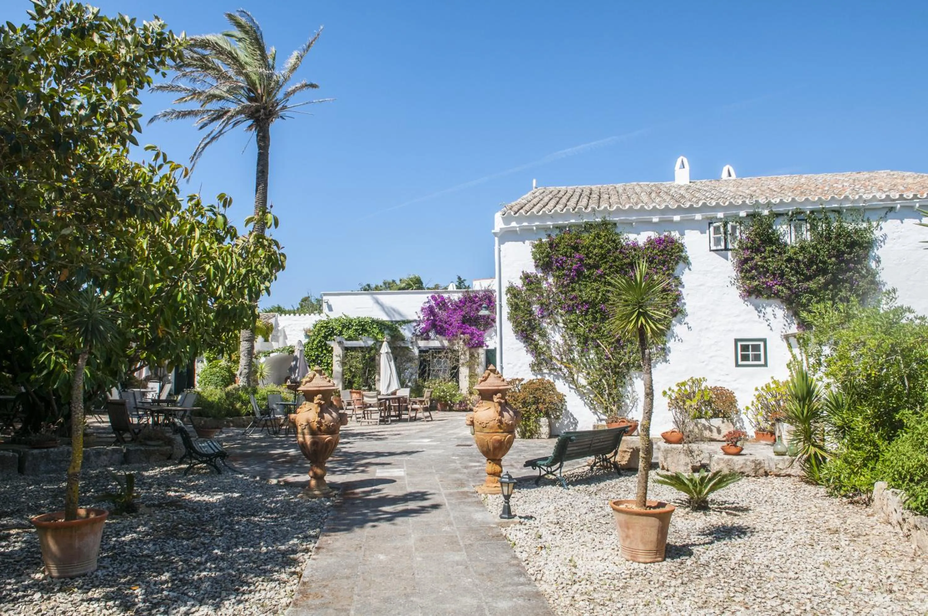 Facade/entrance in Hotel Rural Biniarroca - Adults Only