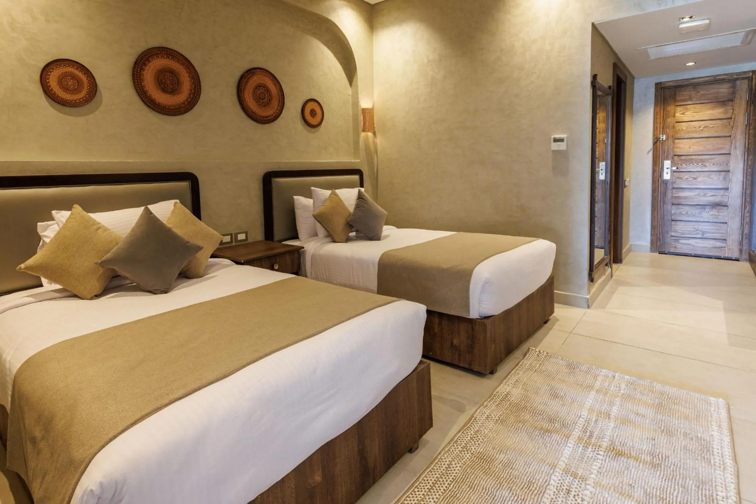 Bed in True Beach Resort