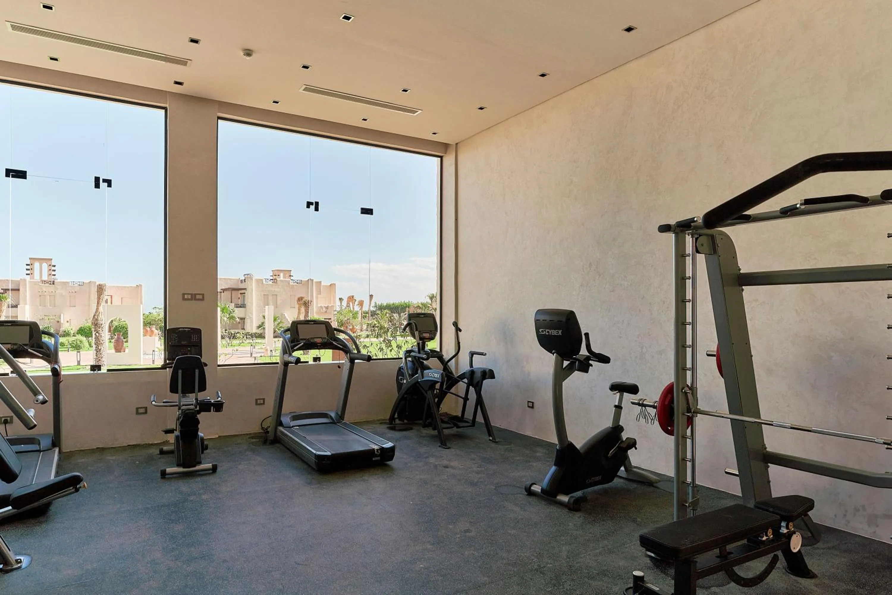 Fitness centre/facilities in True Beach Resort
