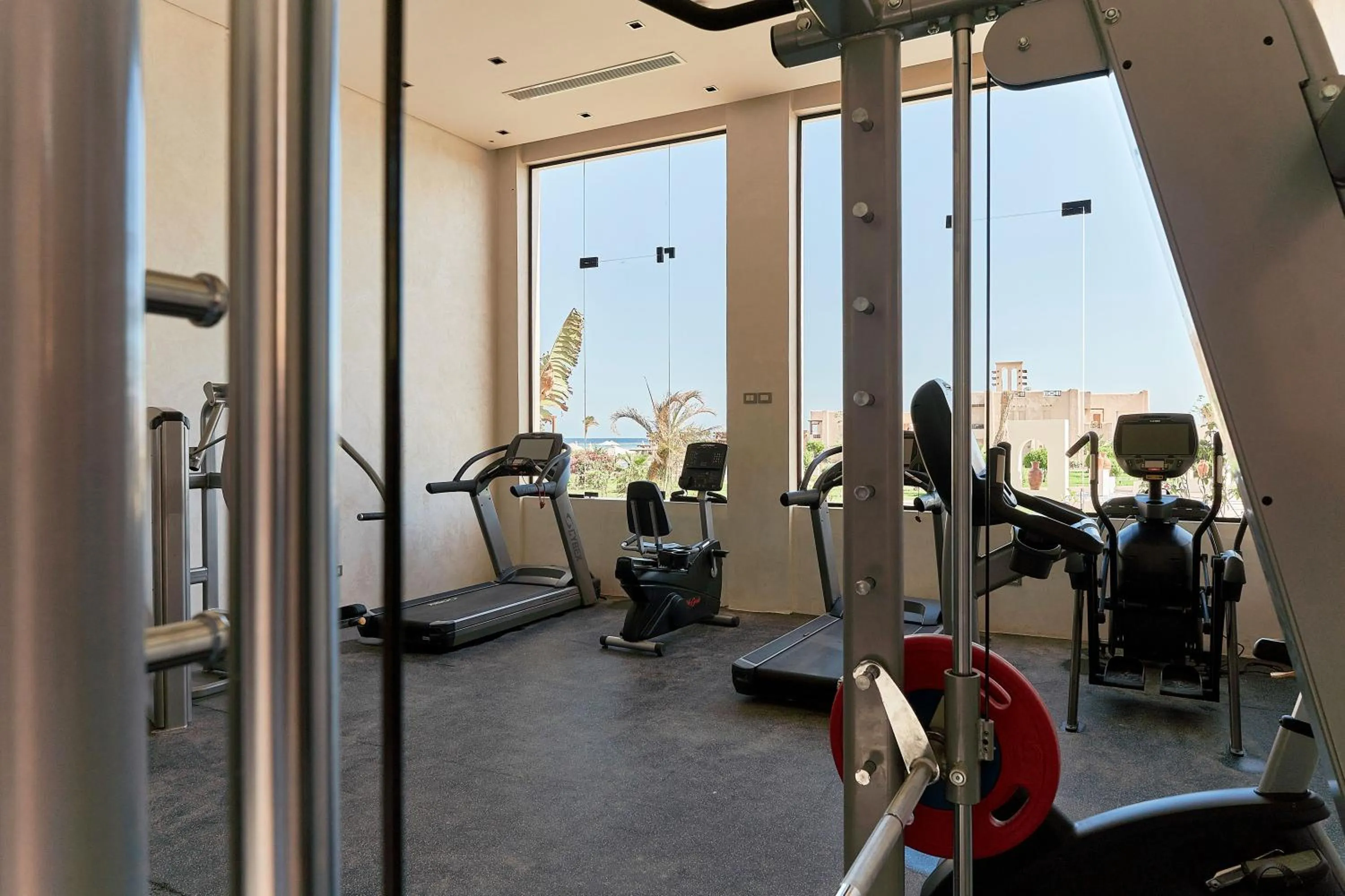 Fitness centre/facilities in True Beach Resort