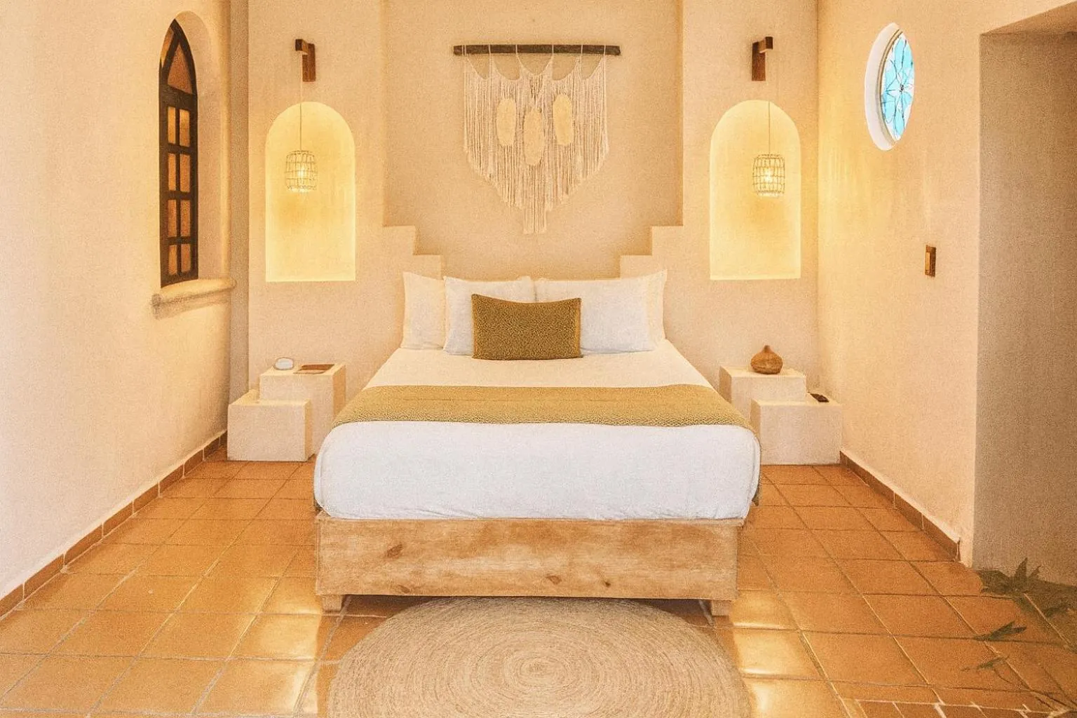 Bed in Enigmatic Hotel Experience