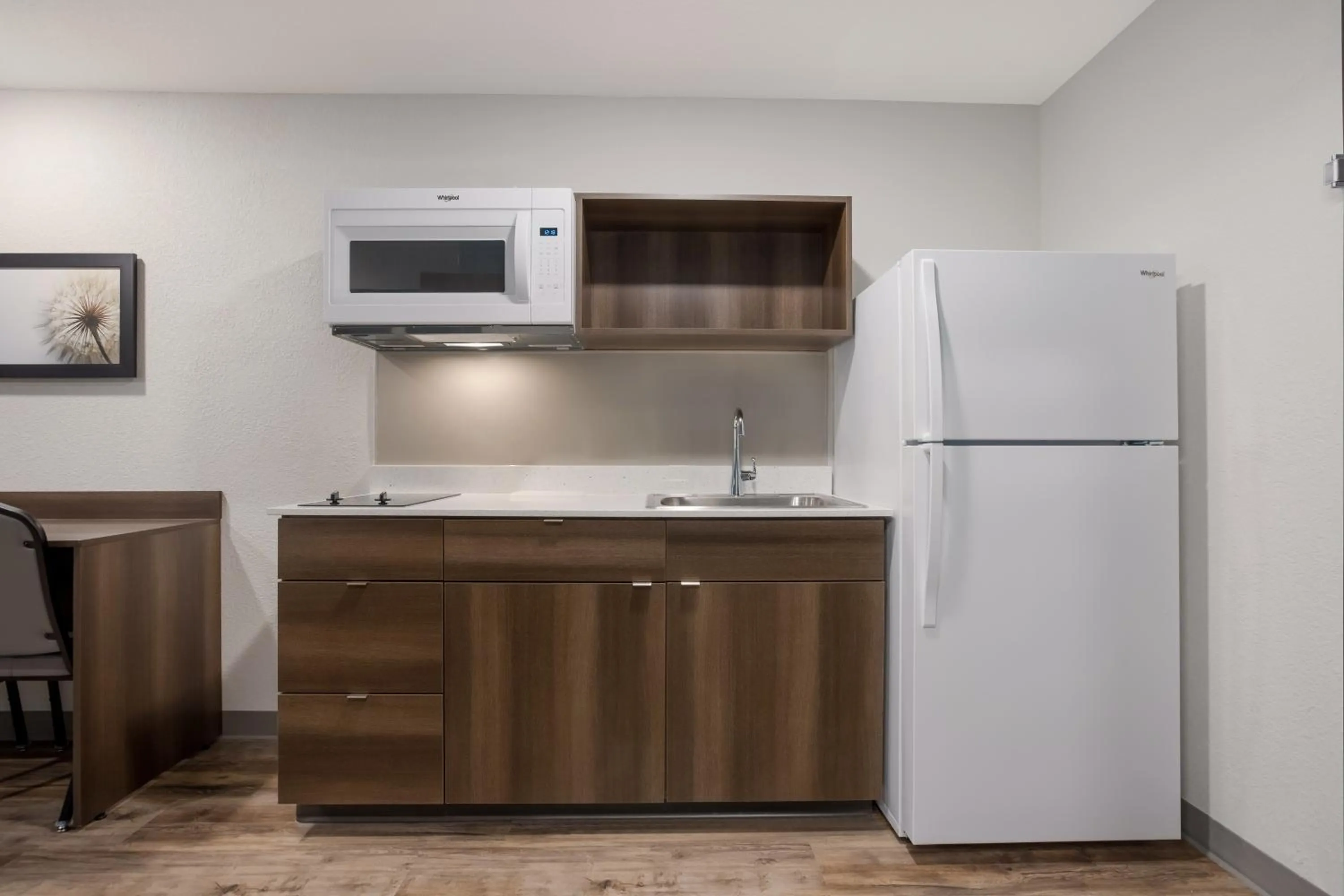 kitchen in WoodSpring Suites Indio - Coachella Valley