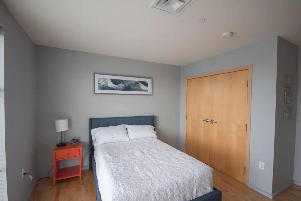 Bed in Luxury Condo in Downtown Champaign