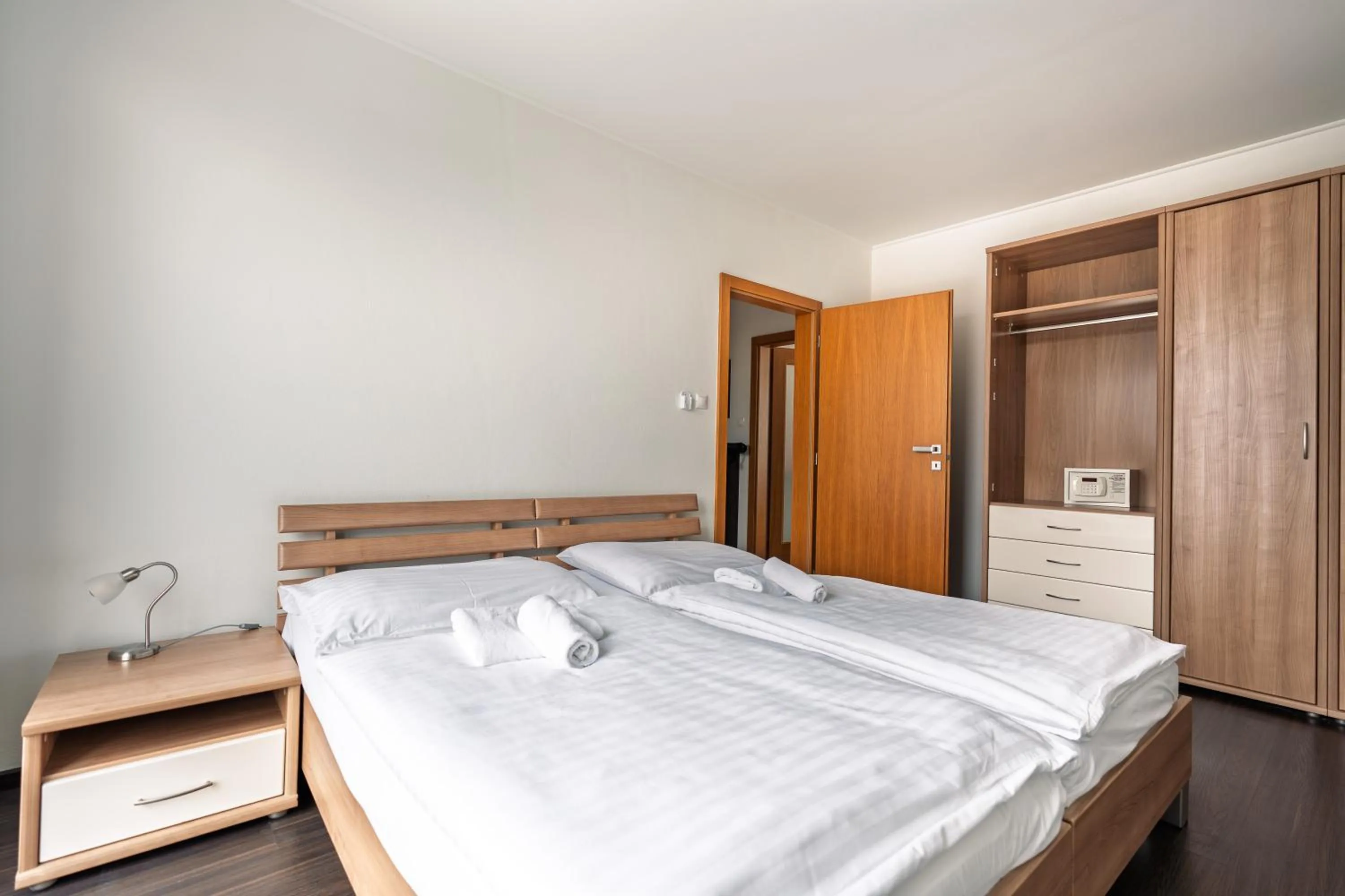 Photo of the whole room, Bed in Fine Restaurant & Apartments