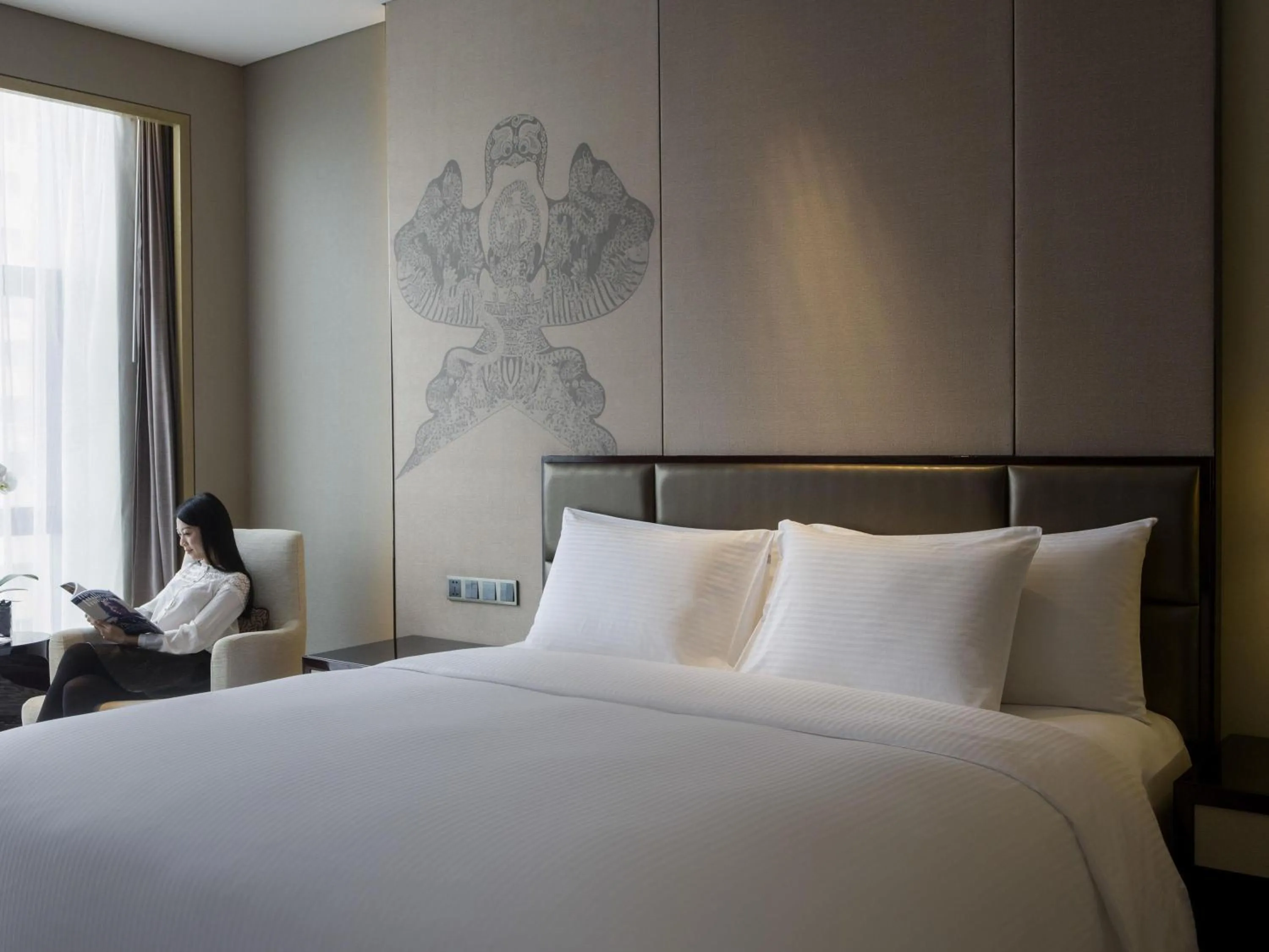 Bedroom, Bed in Pullman Weifang