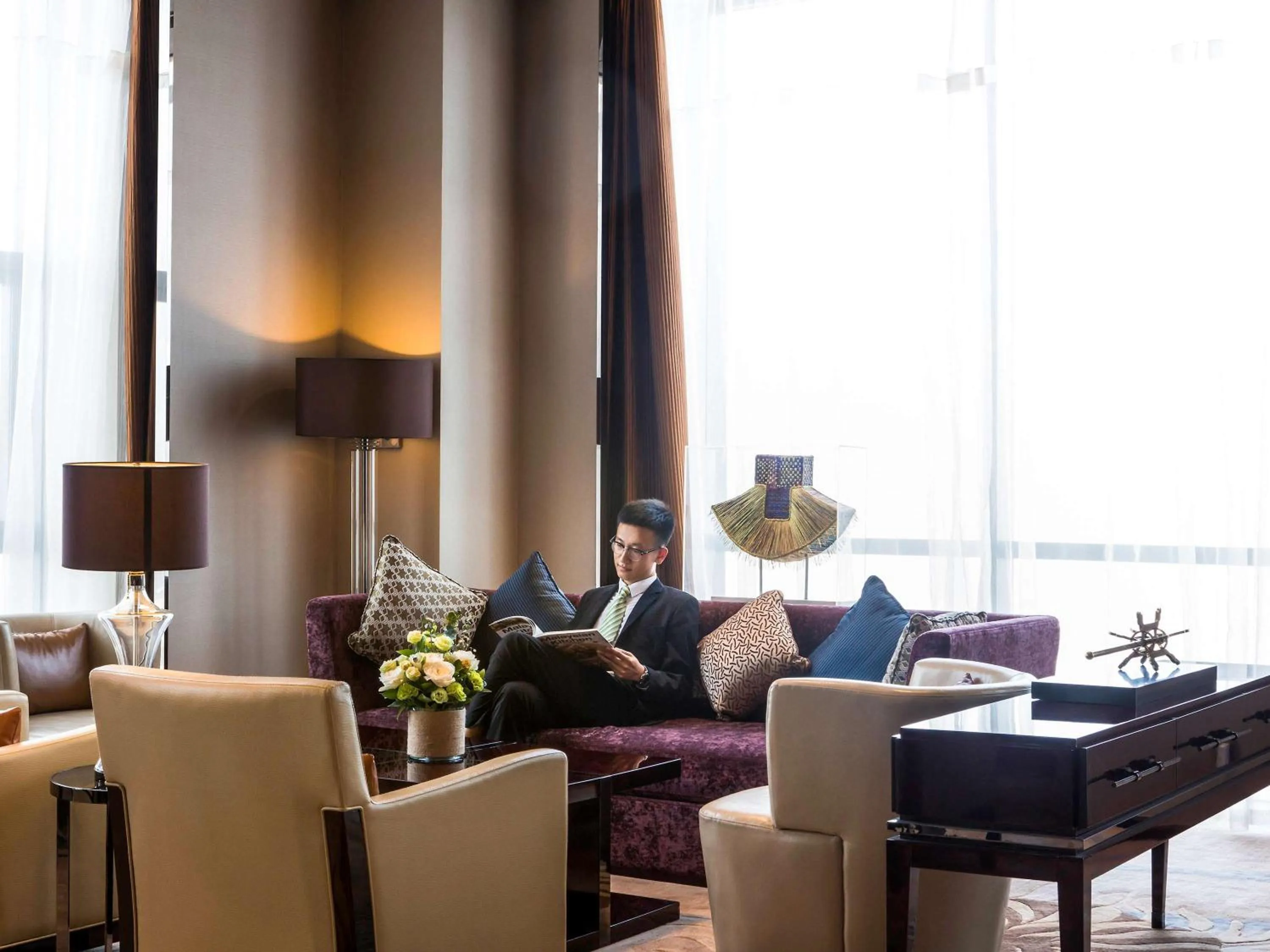 Lounge or bar in Pullman Weifang