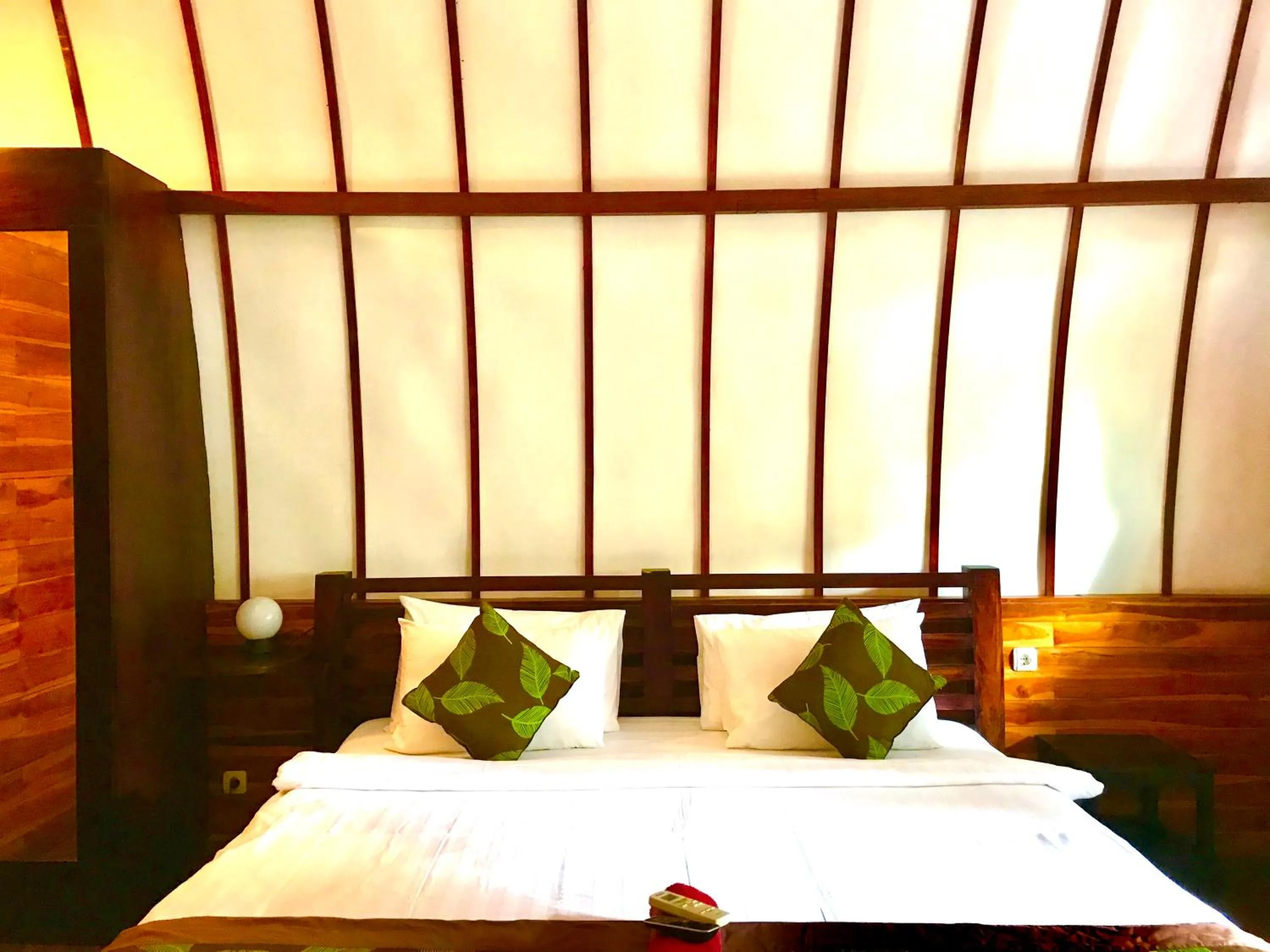 Bed in Cotton Tree Cottages