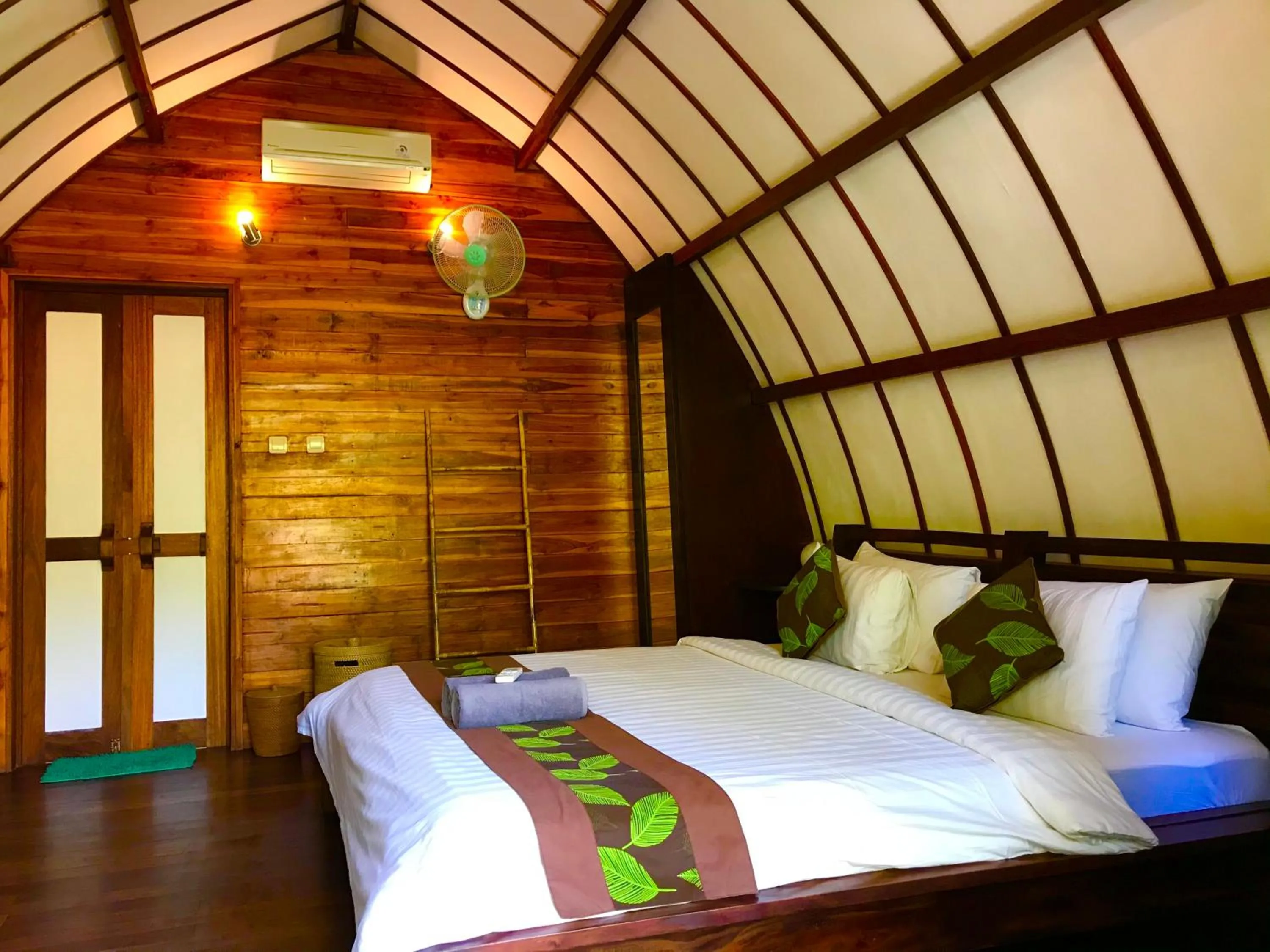 Bed in Cotton Tree Cottages