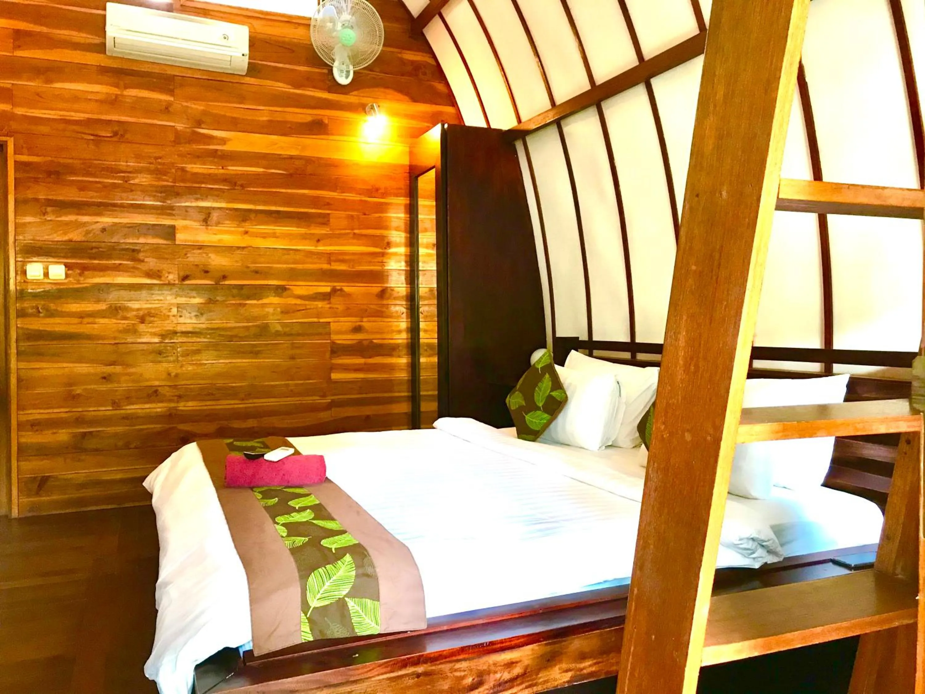 Bed in Cotton Tree Cottages