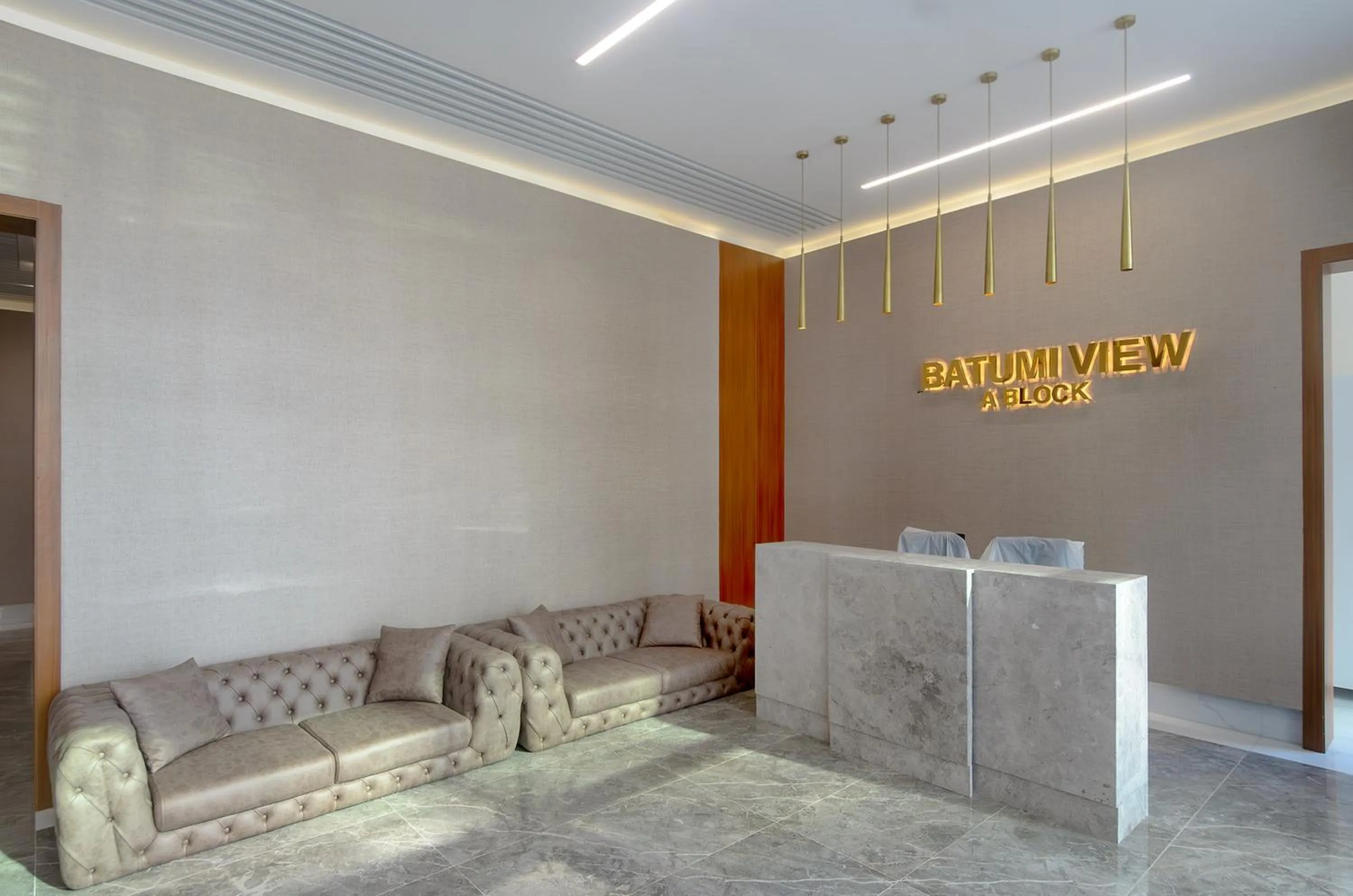 Lobby or reception in Beachfront Batumi View Apartments by GLOBALSTAY