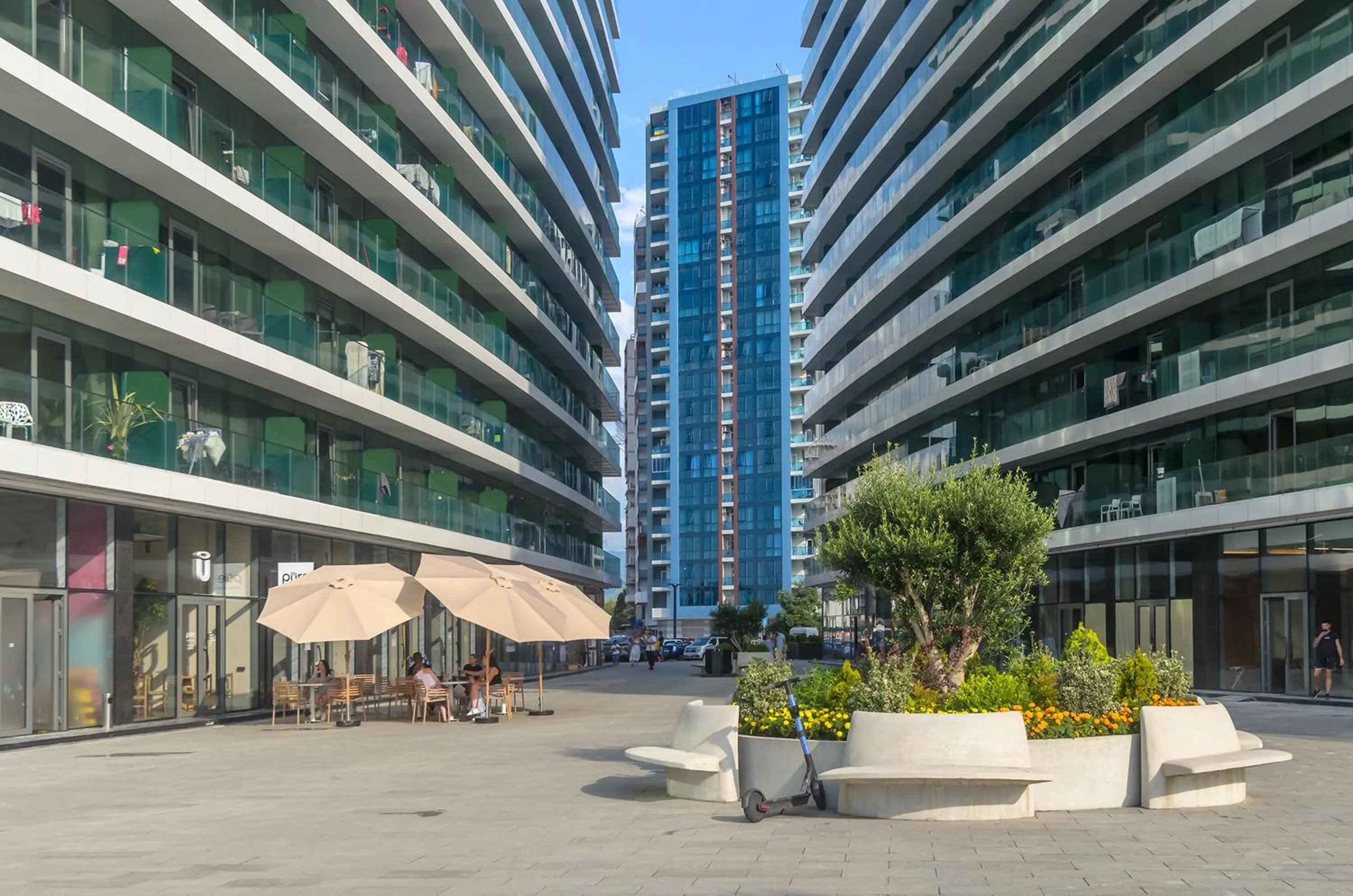 Property building in Beachfront Batumi View Apartments by GLOBALSTAY