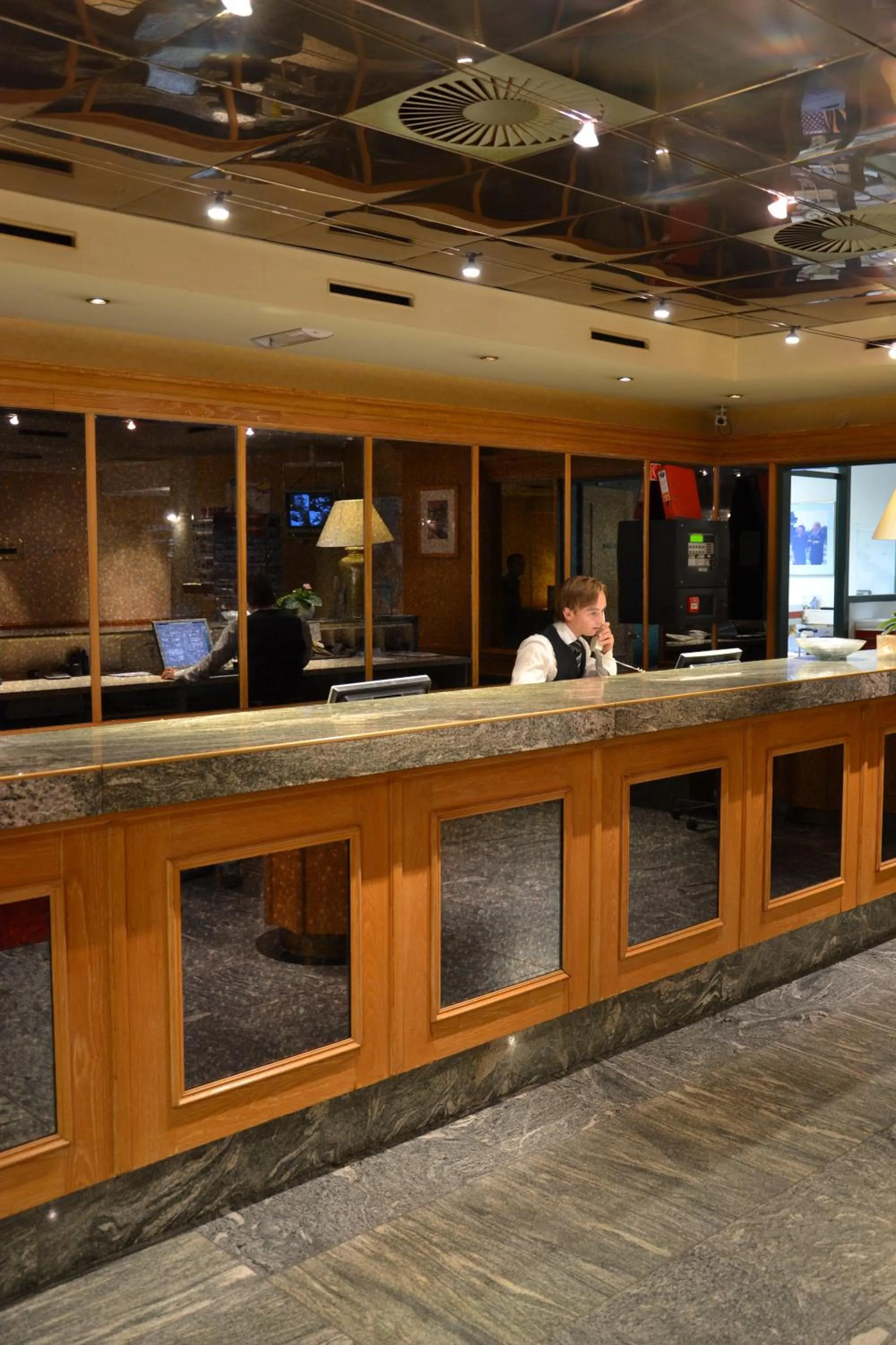 Staff, Lobby/Reception in Fletcher Hotel Restaurant Carlton